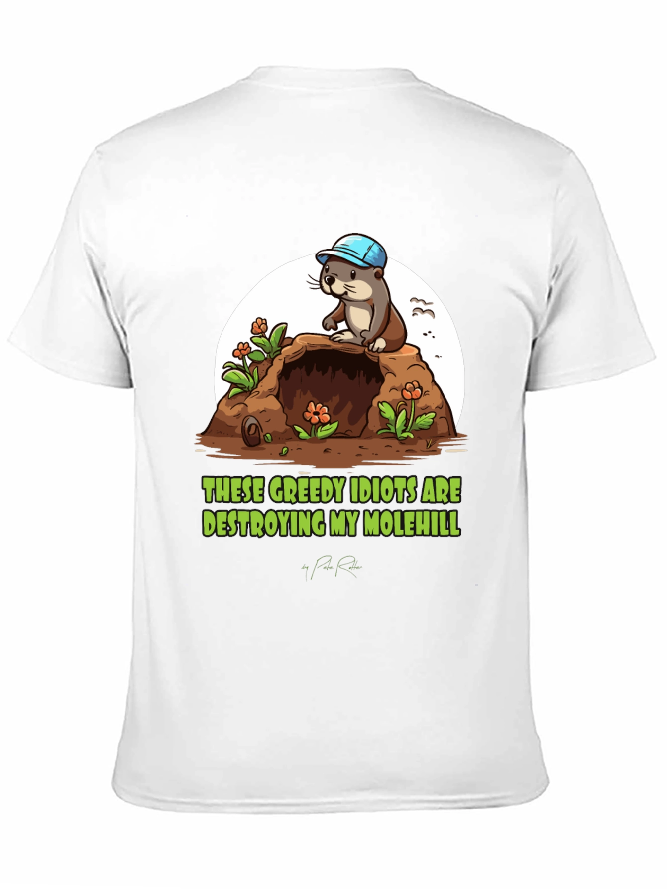Molehill Otter Graphic Tee - These Greedy Idiots