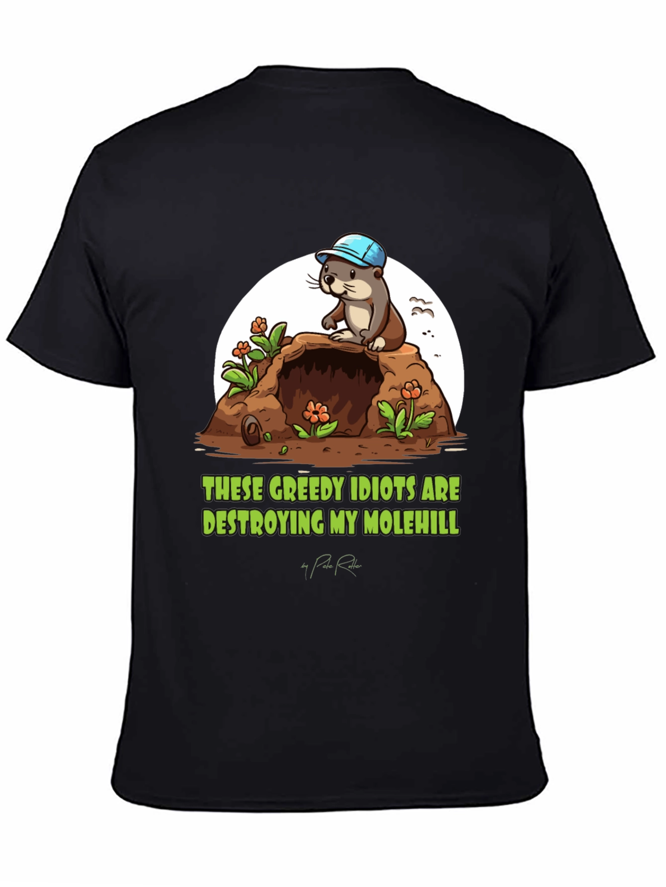 Molehill Otter Graphic Tee - These Greedy Idiots