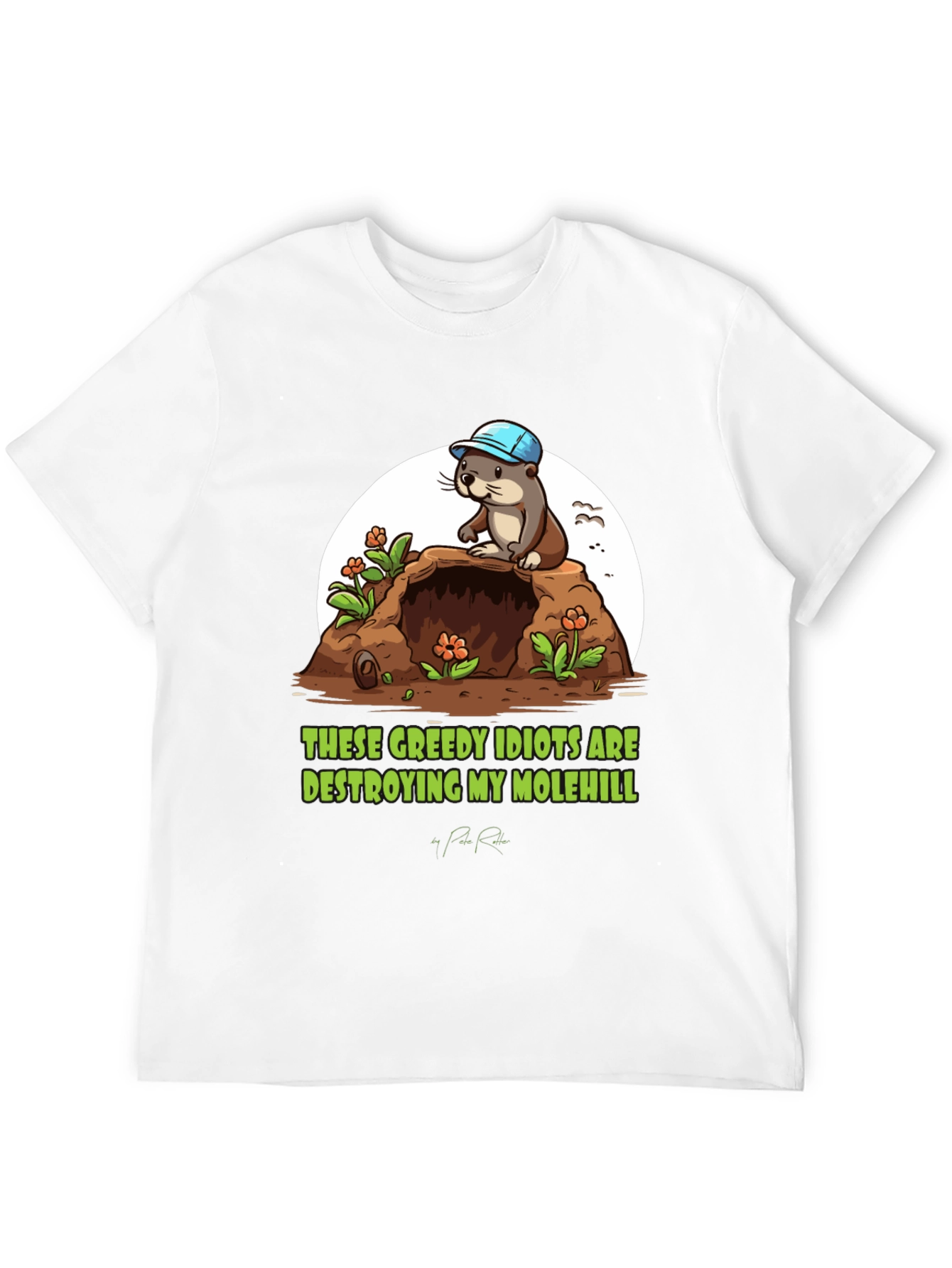 Molehill Otter Graphic Tee - These Greedy Idiots