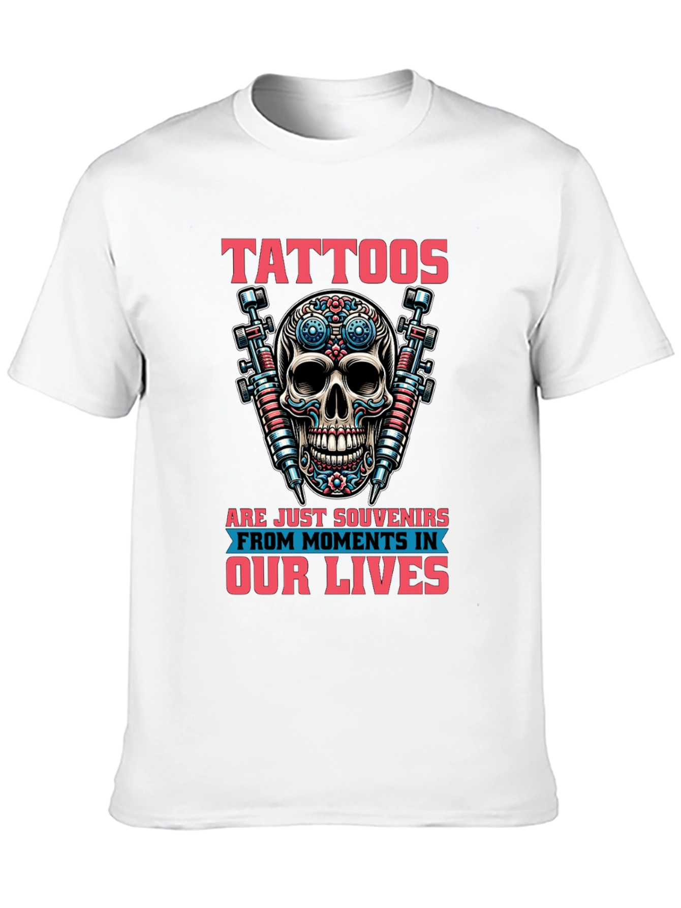 Tattoos Skull Graphic Black T-Shirt