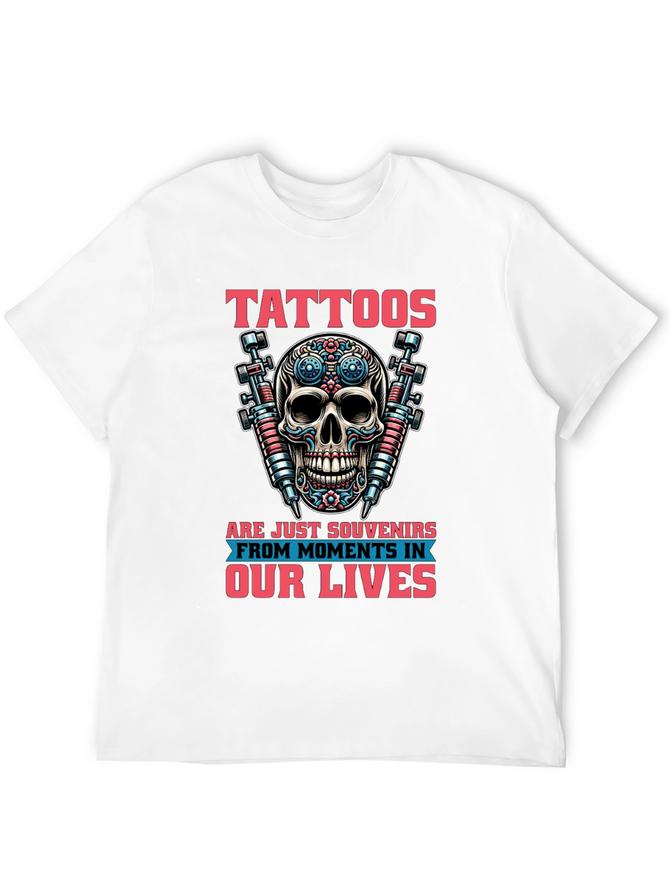 Tattoos Skull Graphic Black T-Shirt