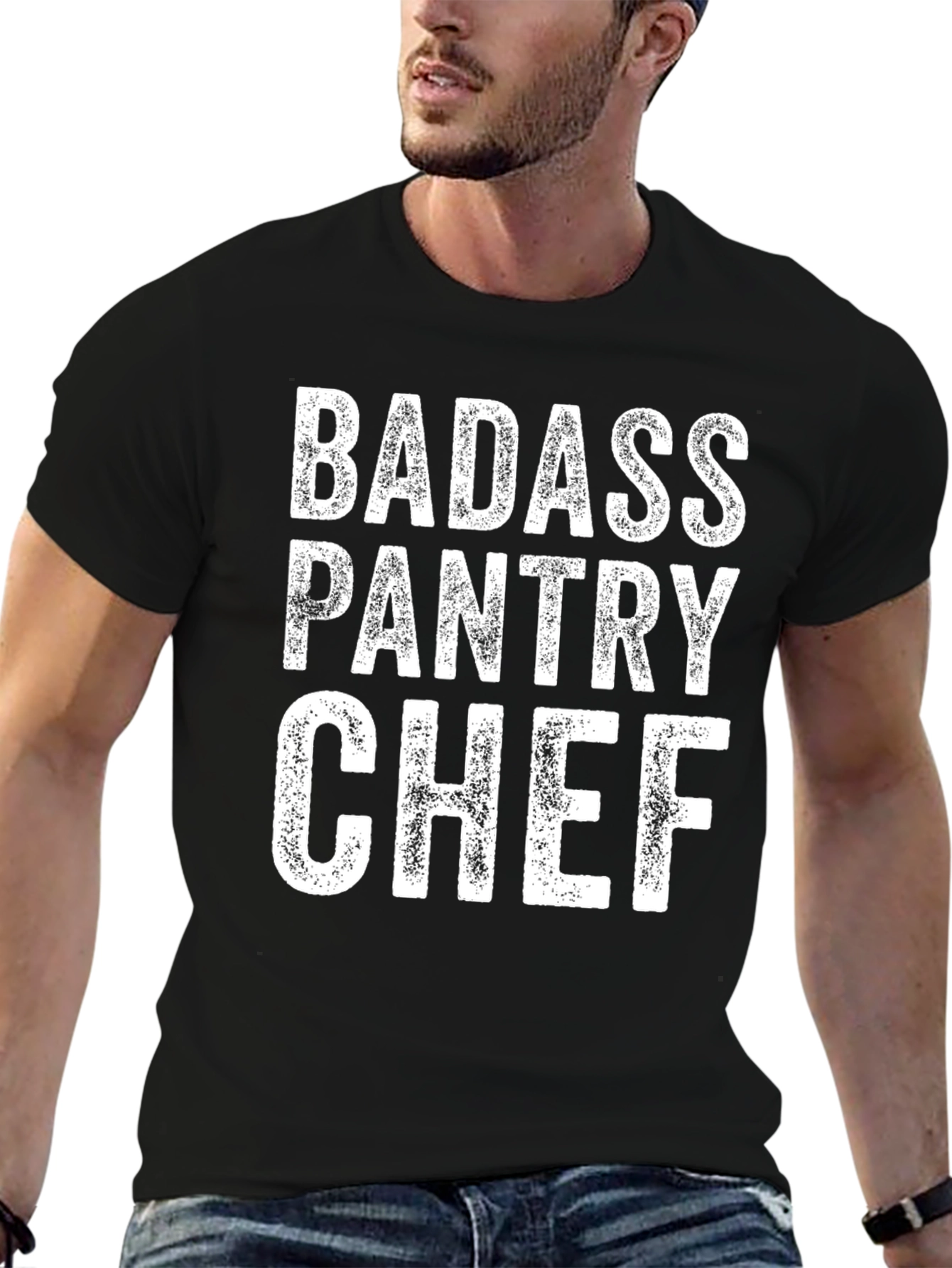 Badass Pantry Chef Graphic Tee - Black
