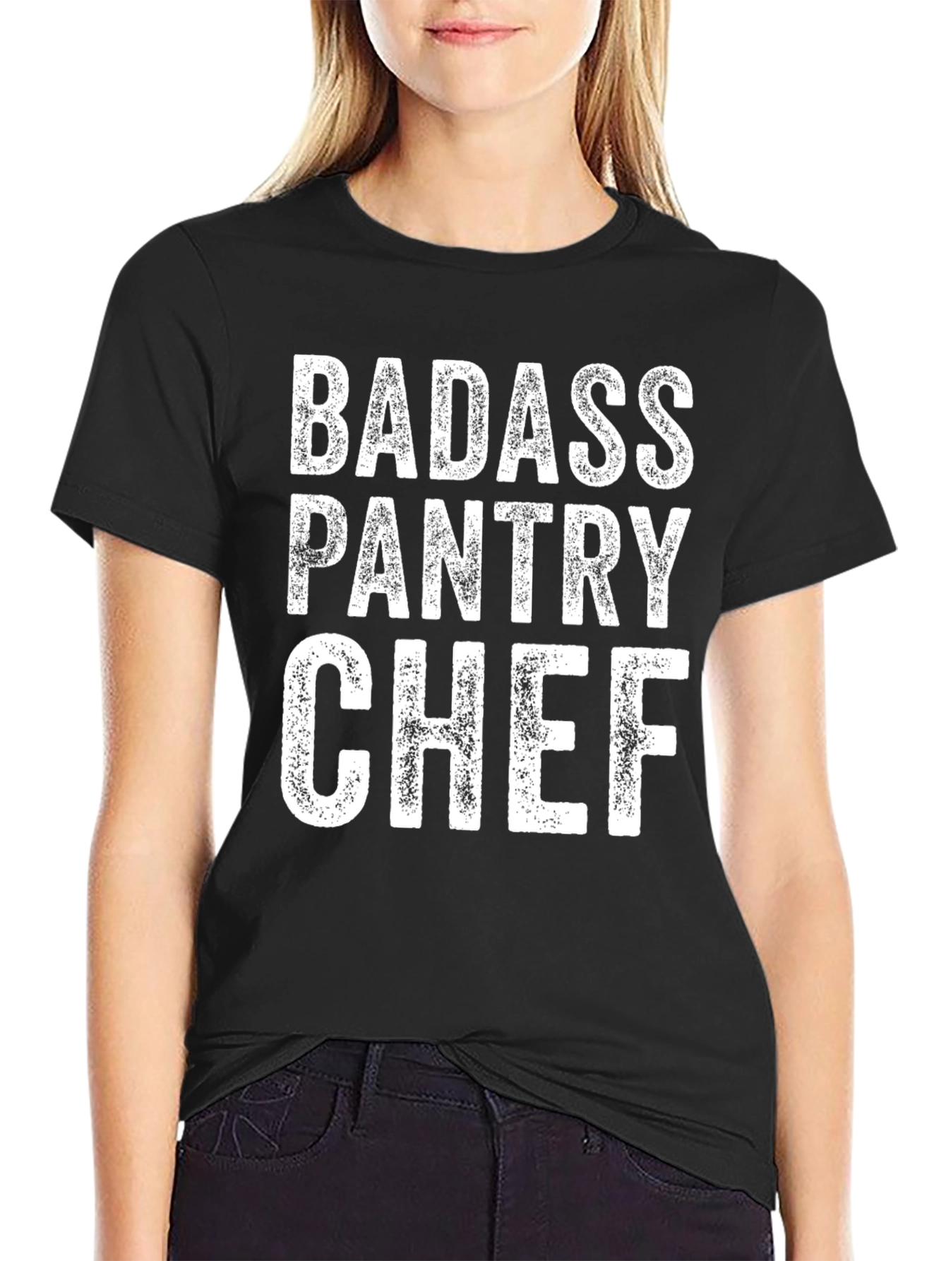 Badass Pantry Chef Graphic Tee - Black