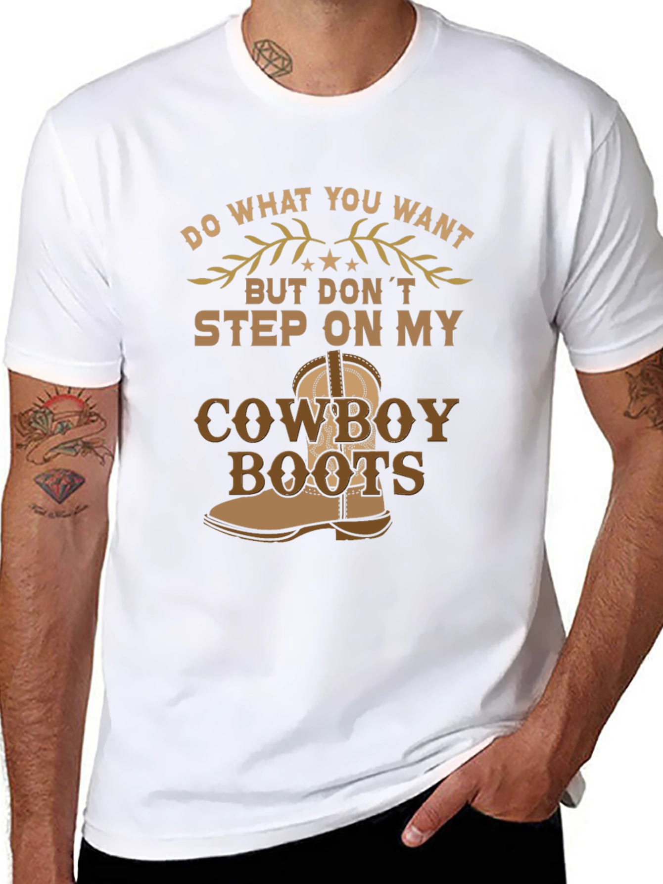 Do What You Want Cowboy Boots Graphic Tee