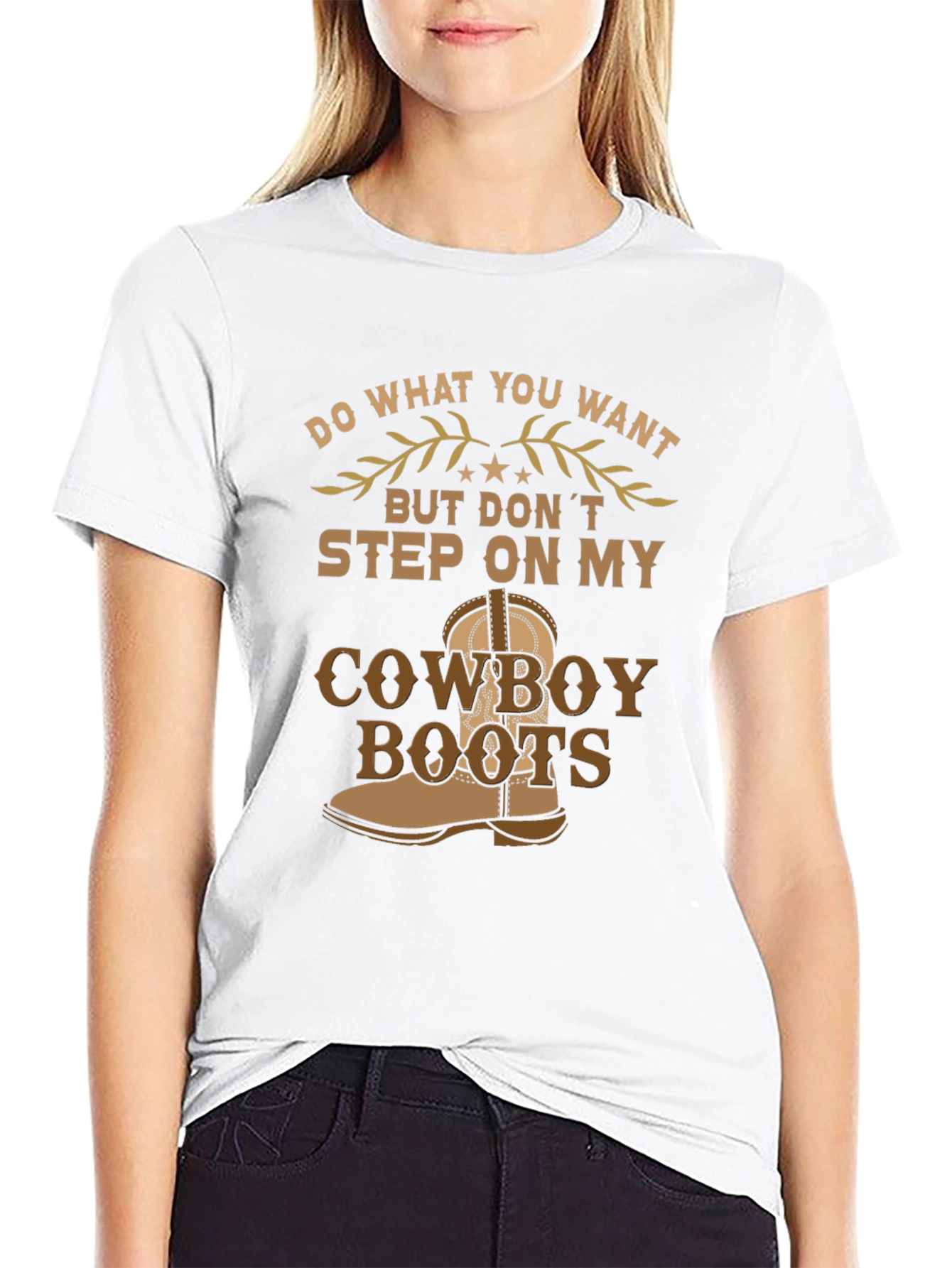 Do What You Want Cowboy Boots Graphic Tee