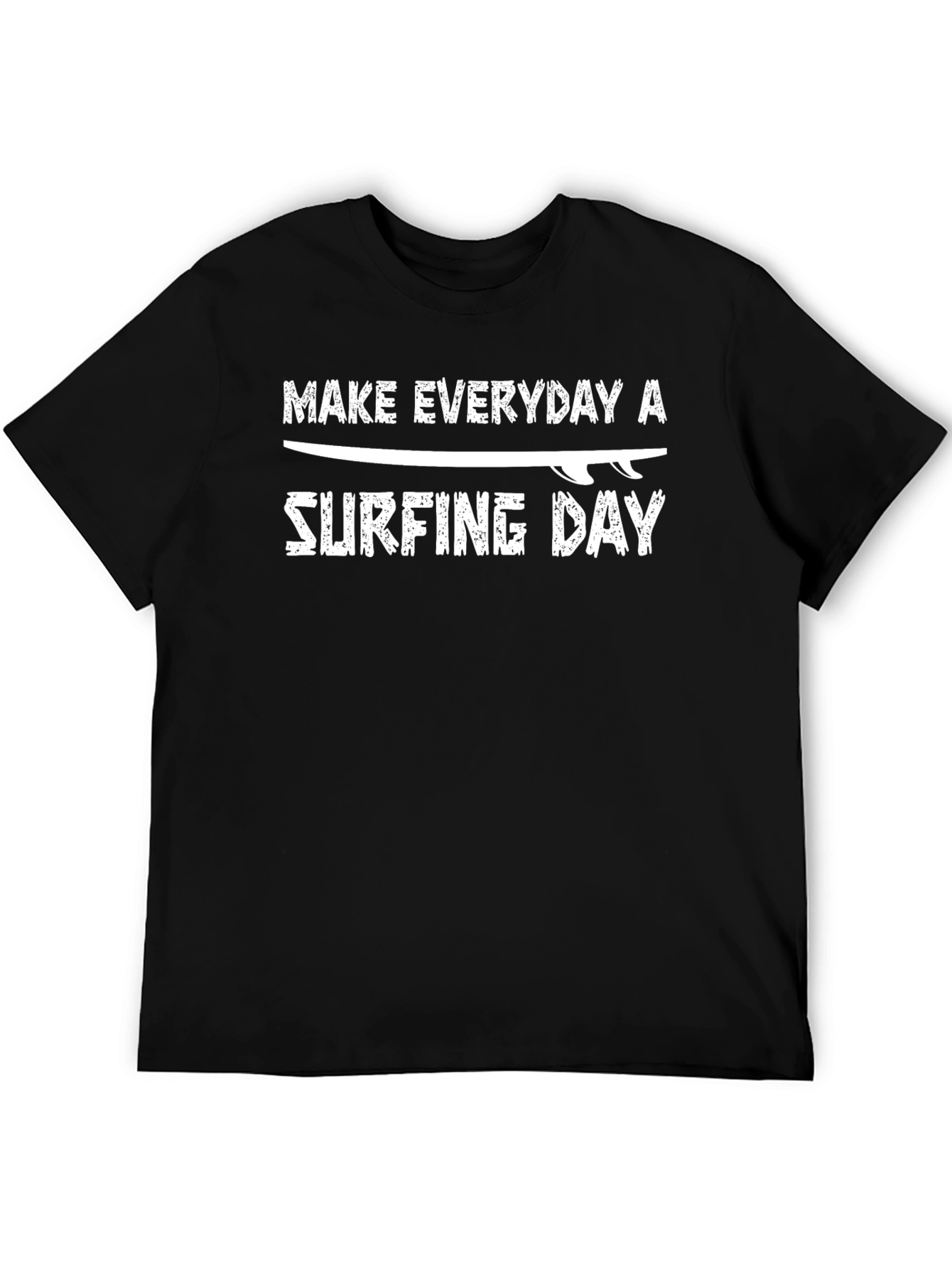 Make Everyday a Surfing Day T-Shirt - Black