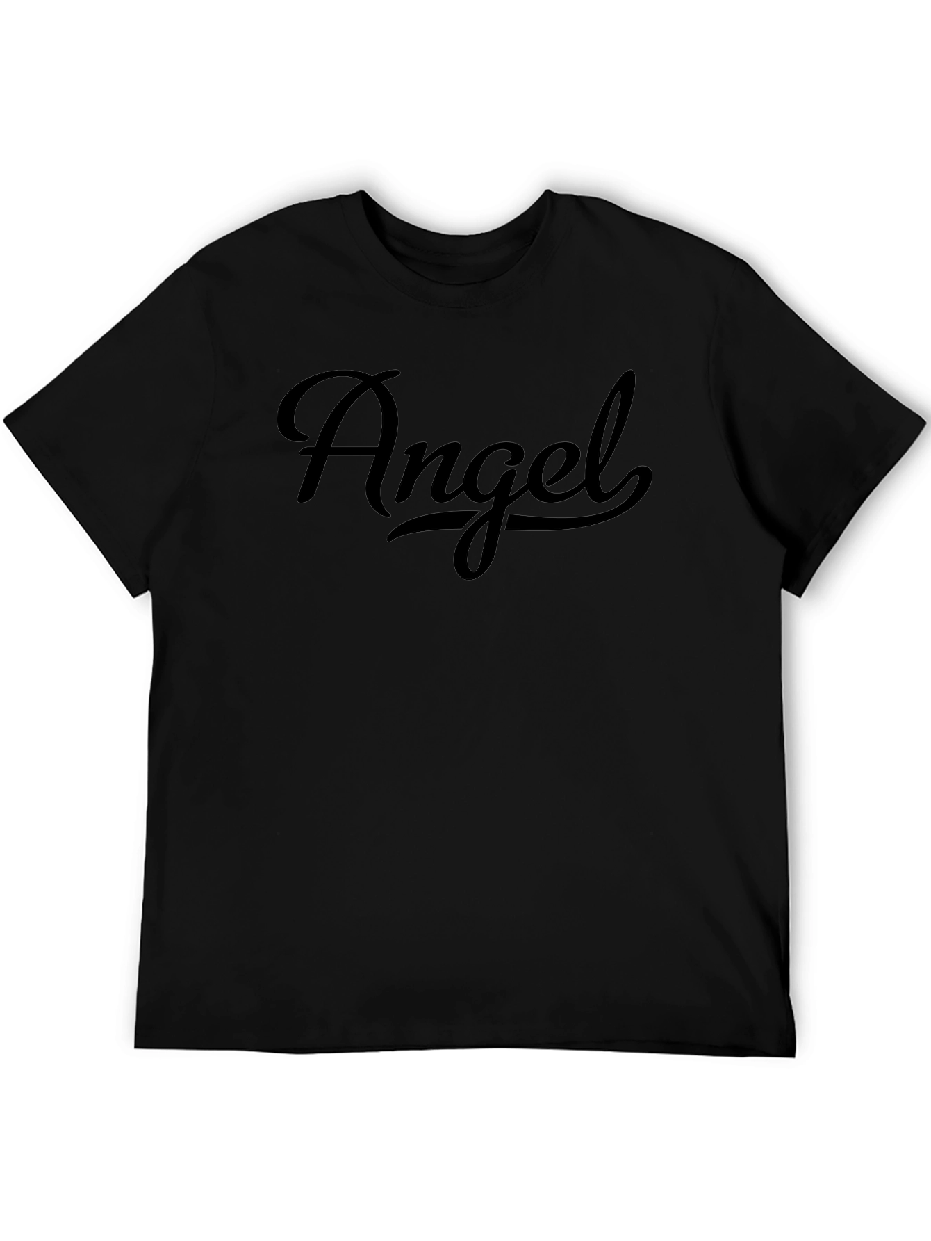 Angel Graphic Tee - Black Unisex T-Shirt