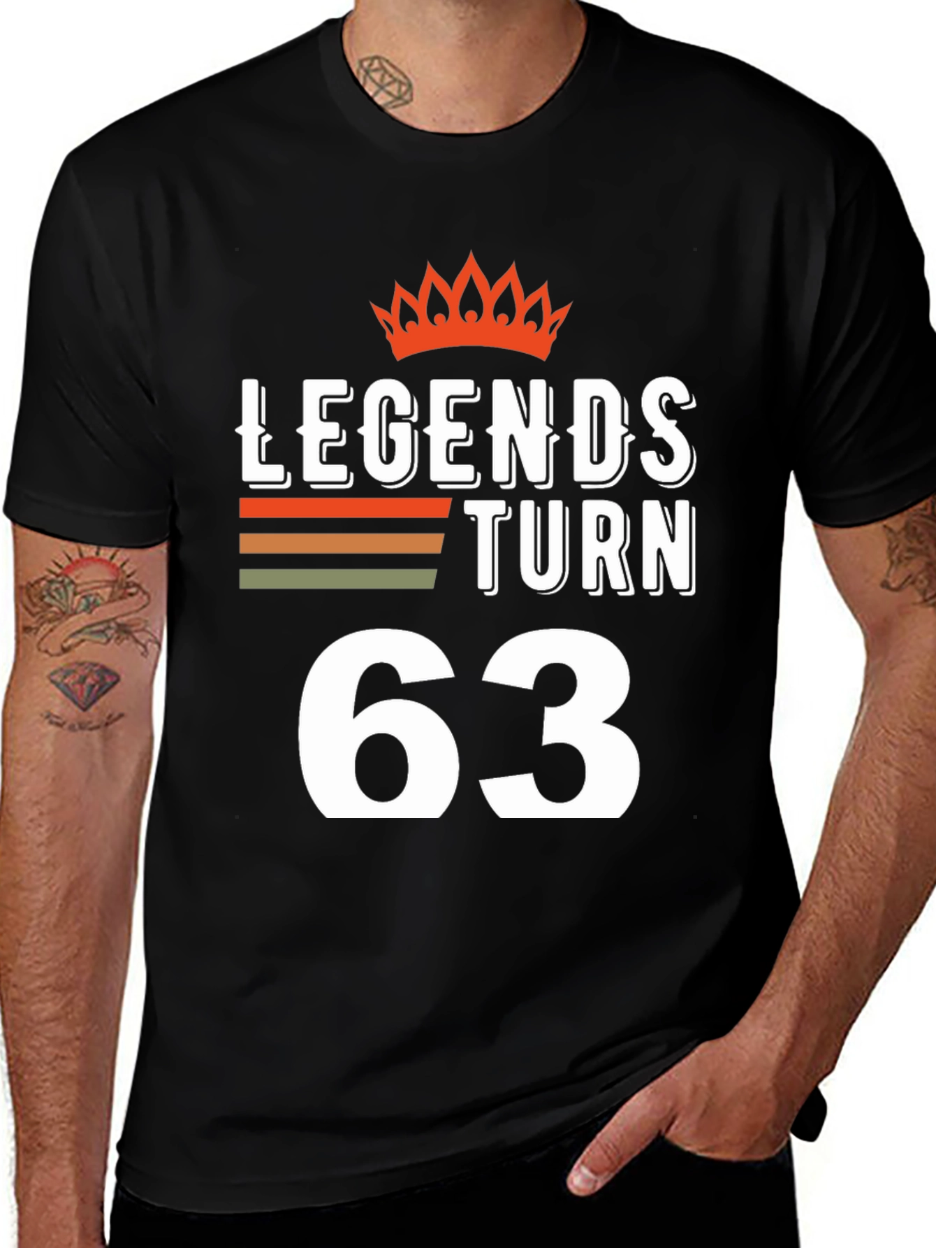 Legends Turn 63 T-Shirt - Birthday Gift