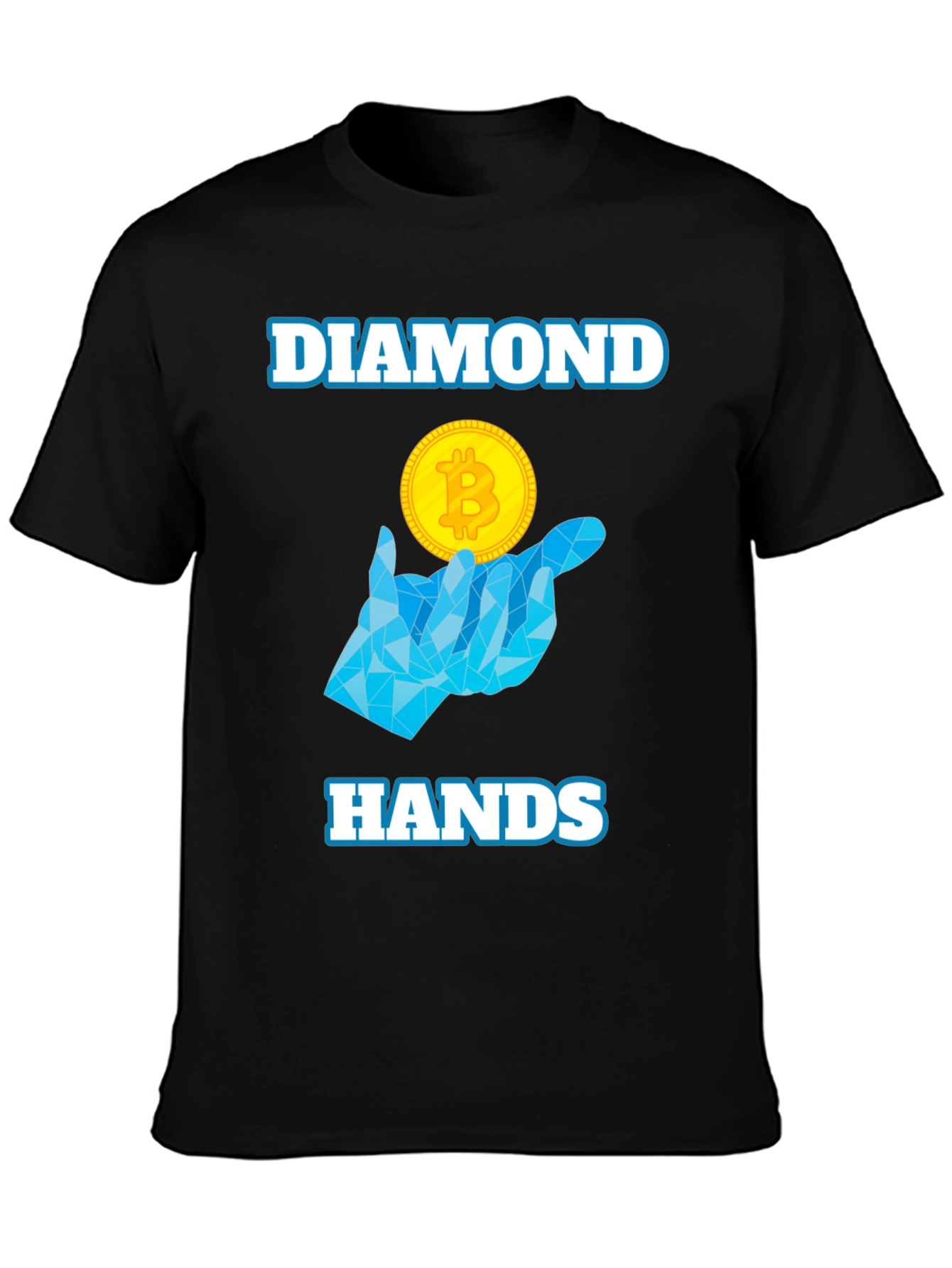Diamond Hands Bitcoin Crypto T-Shirt