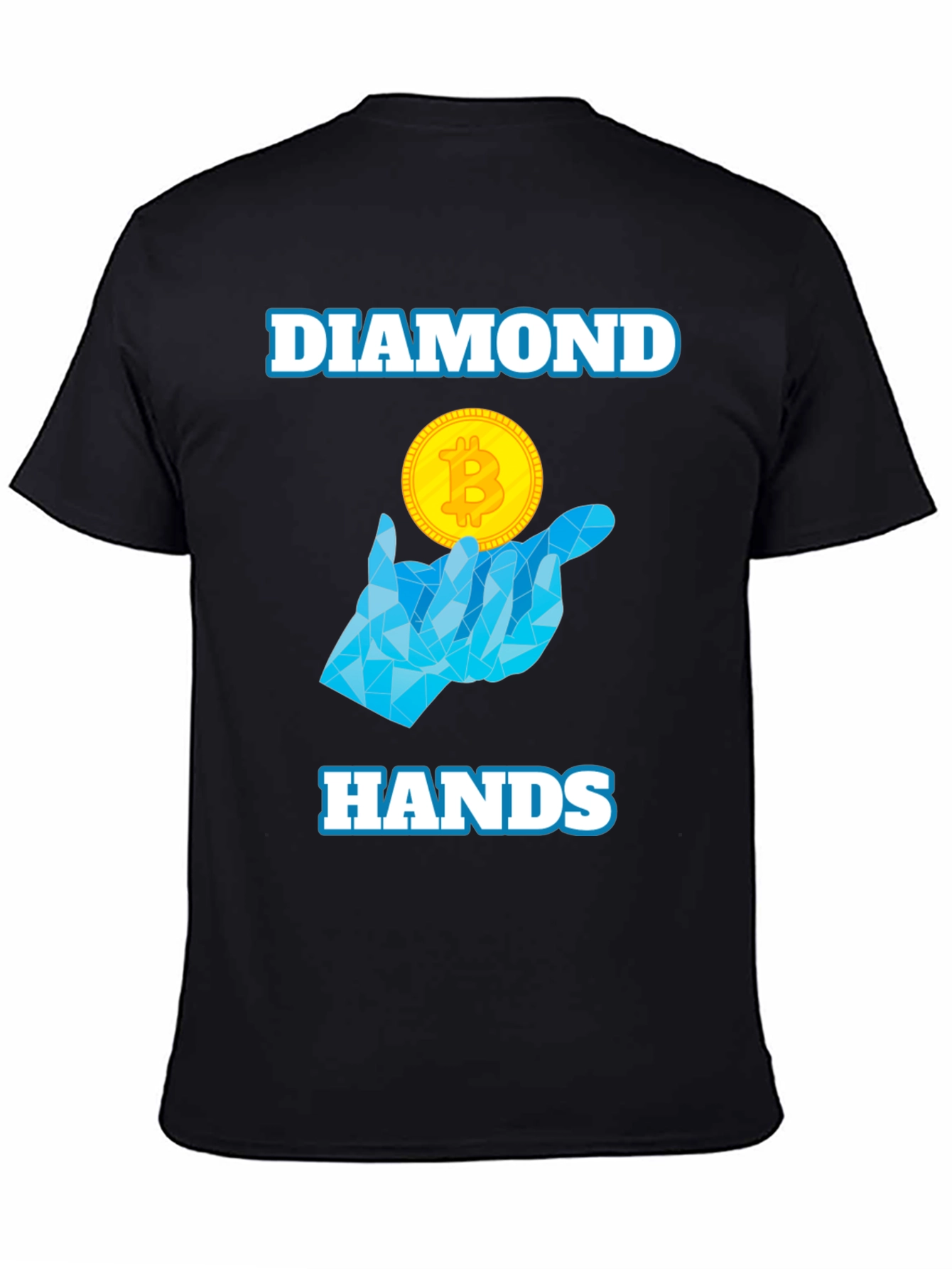 Diamond Hands Bitcoin Crypto T-Shirt