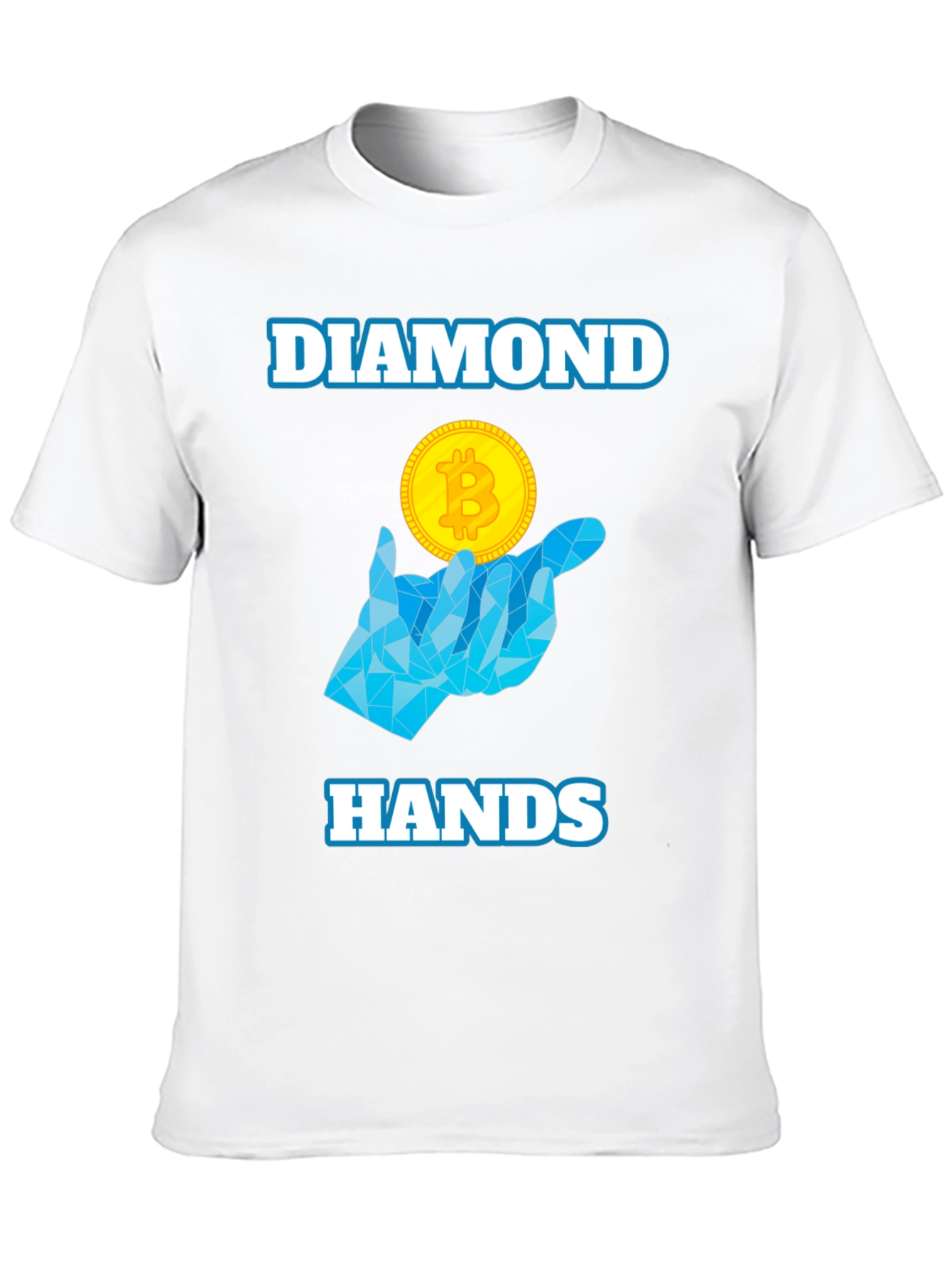 Diamond Hands Bitcoin Crypto T-Shirt