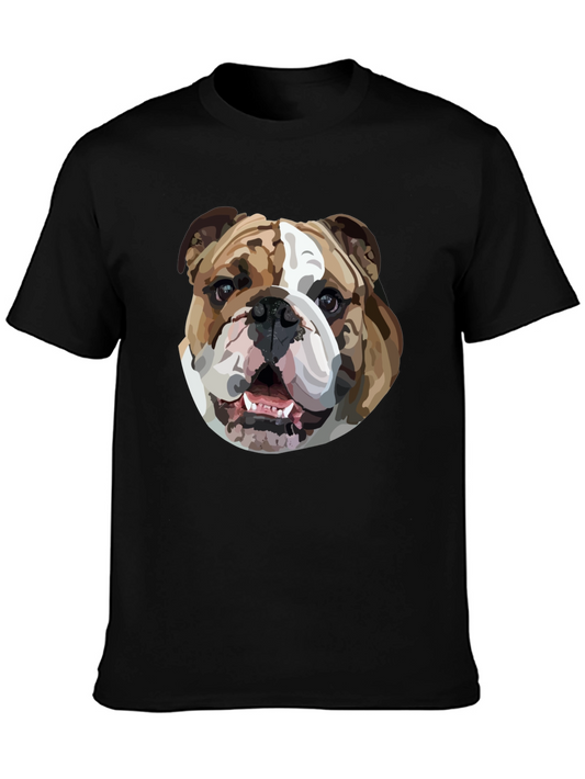 Bulldog Graphic Tee - Cool Dog Lover Shirt