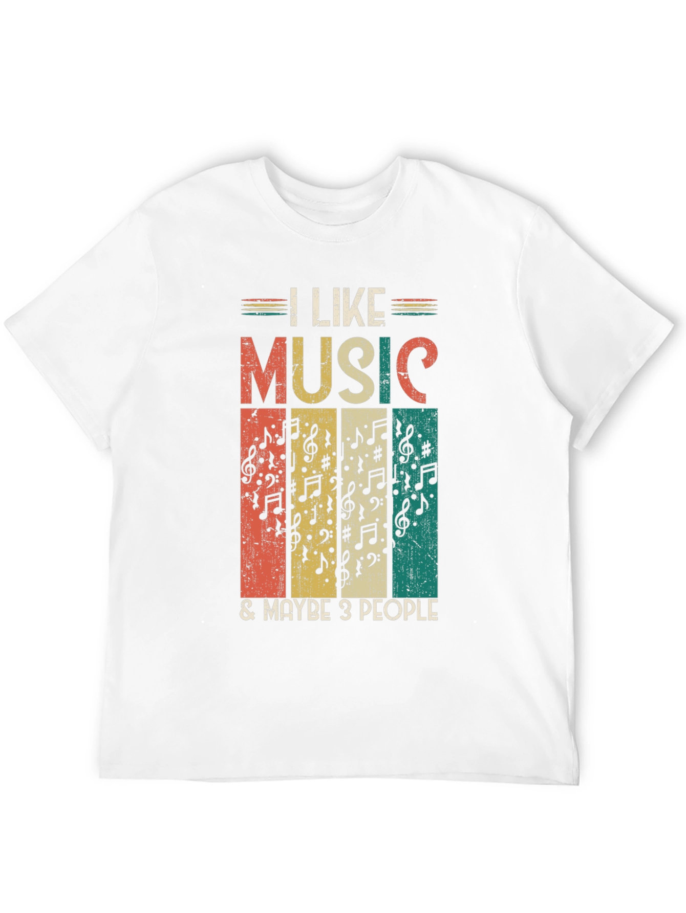 I Like Music & Maybe 3 People Graphic Tee