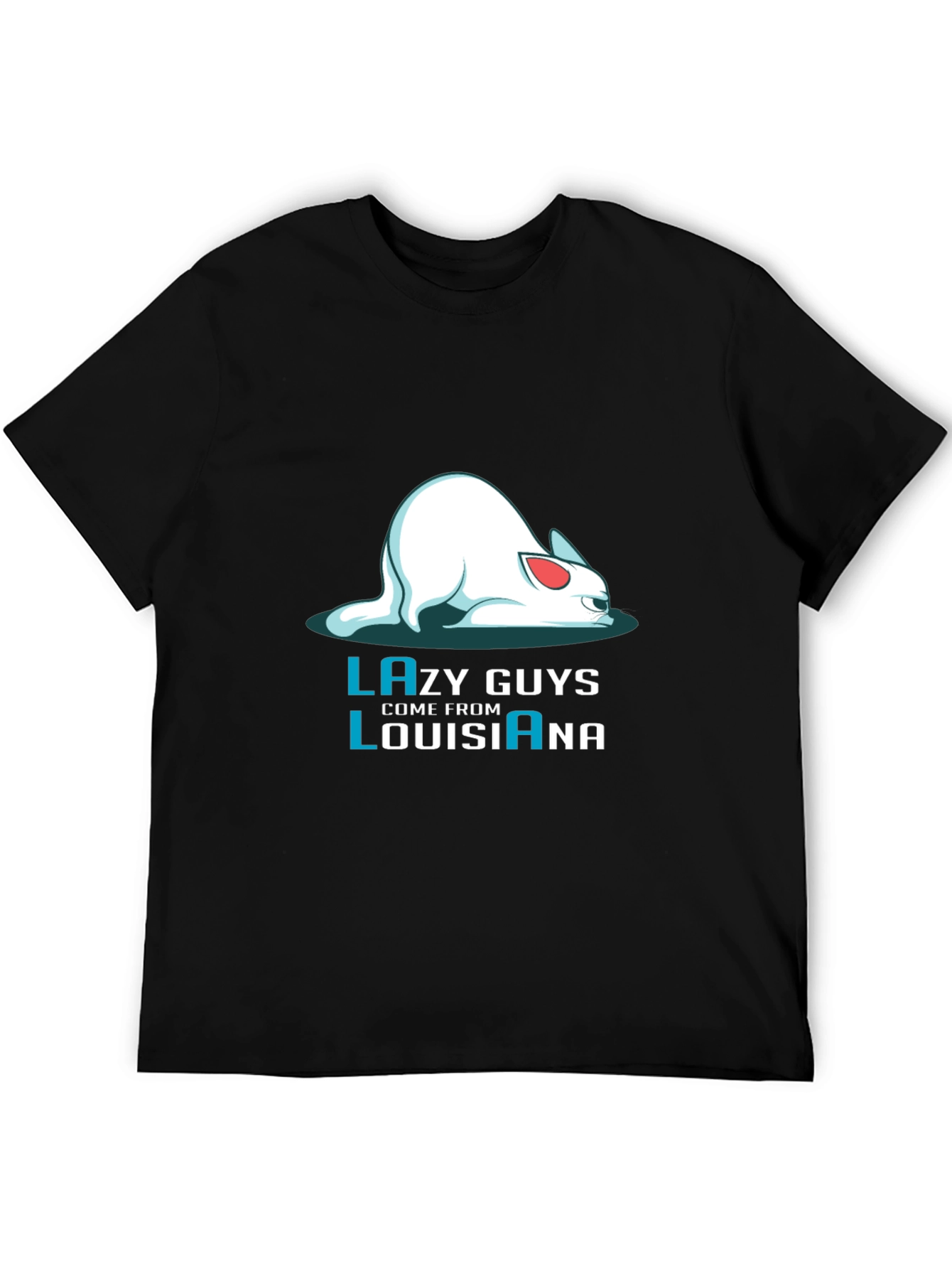 Lazy Guys Louisiana Graphic Tee - Black