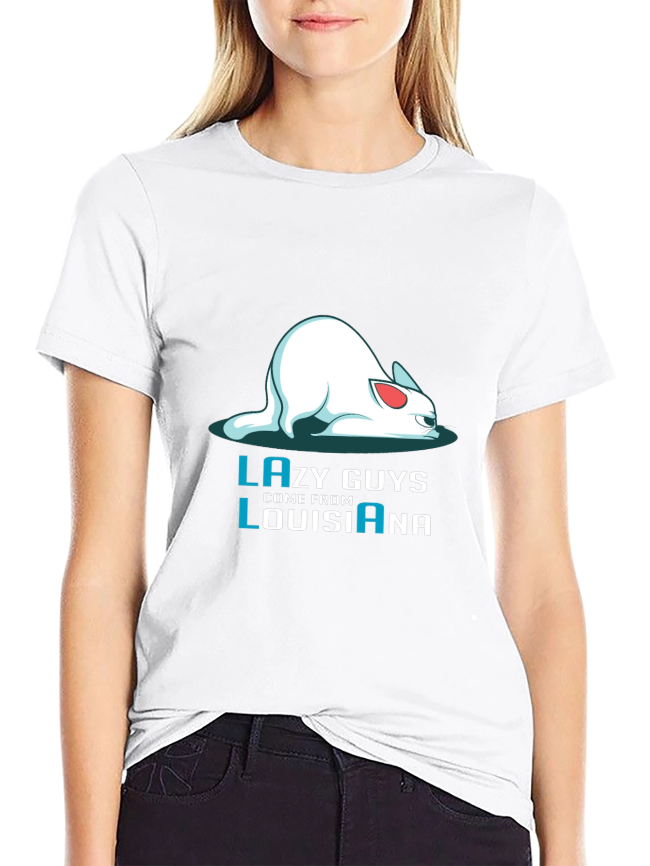 Lazy Guys Louisiana Graphic Tee - Black