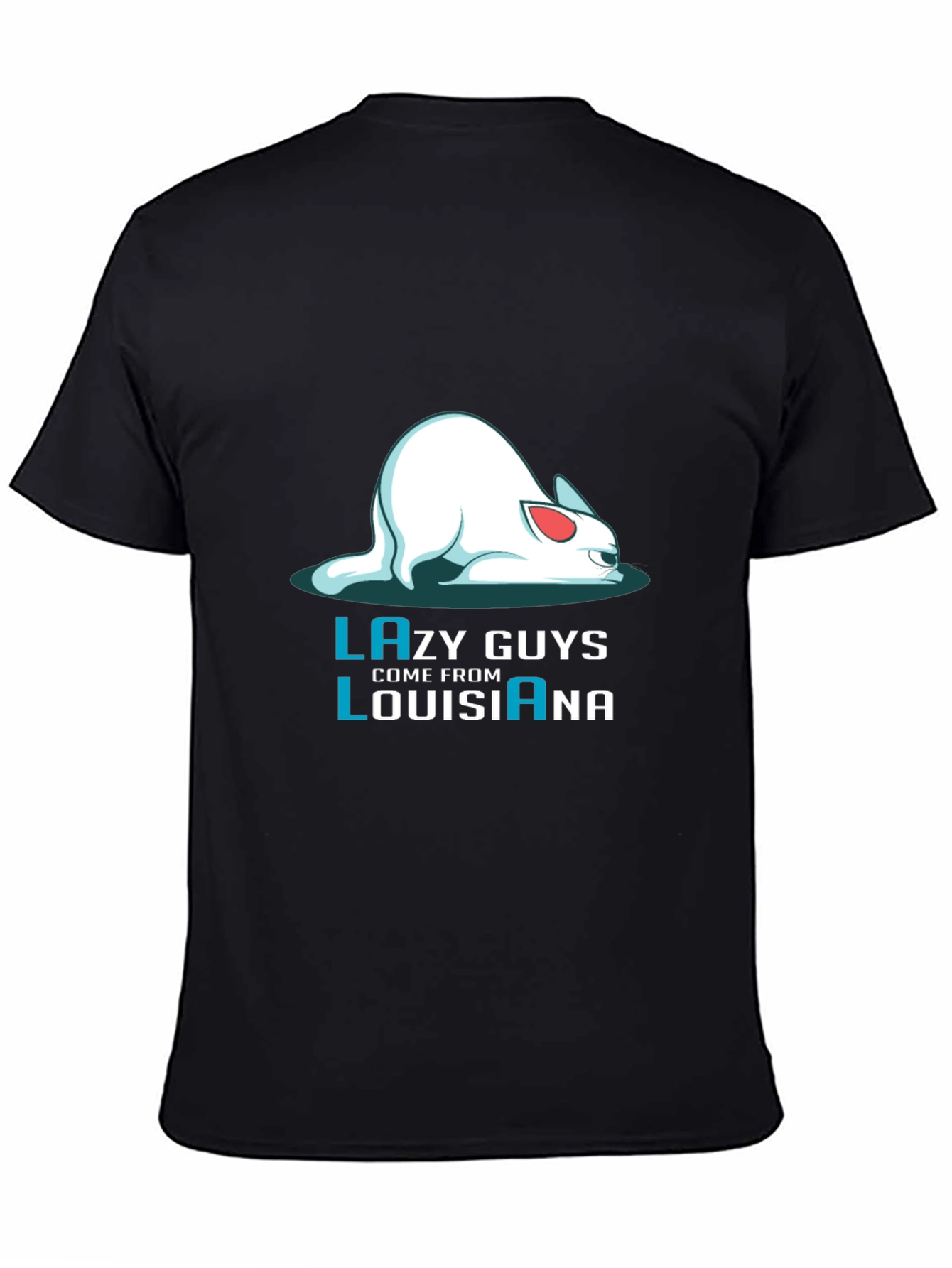 Lazy Guys Louisiana Graphic Tee - Black