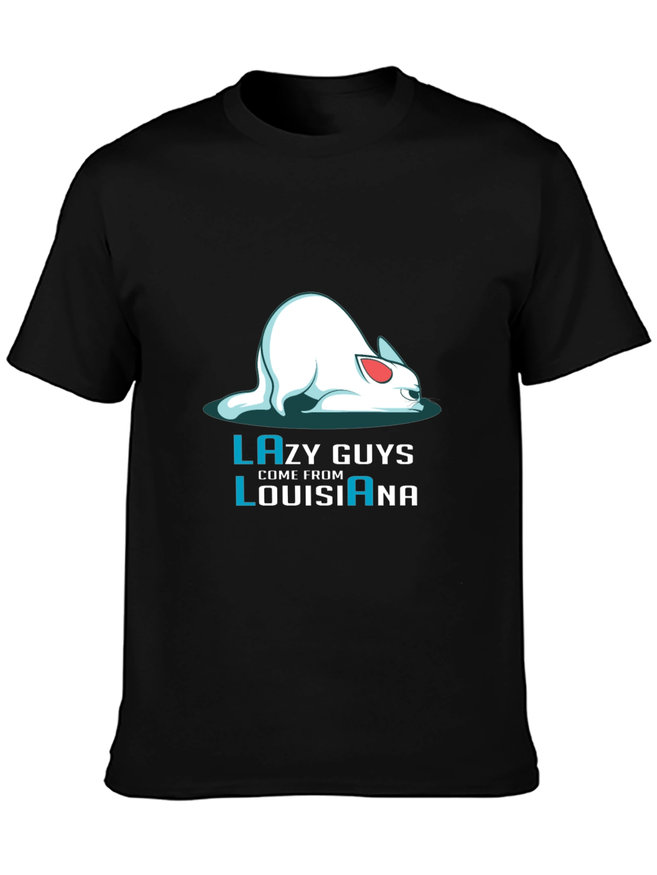 Lazy Guys Louisiana Graphic Tee - Black