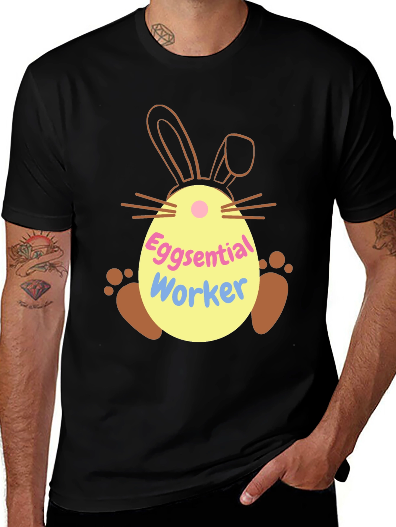 Eggssential Worker Easter Bunny T-Shirt