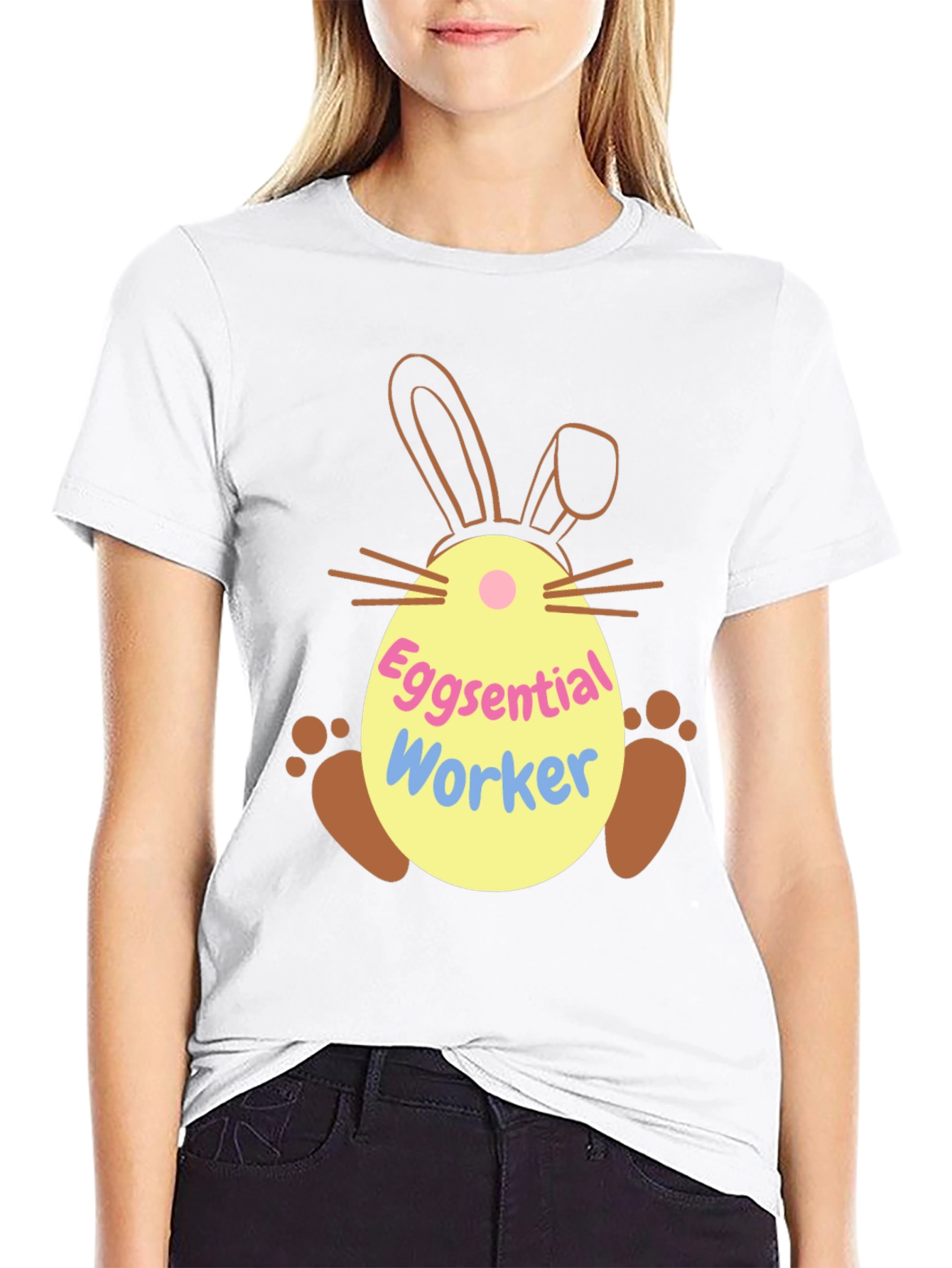 Eggssential Worker Easter Bunny T-Shirt