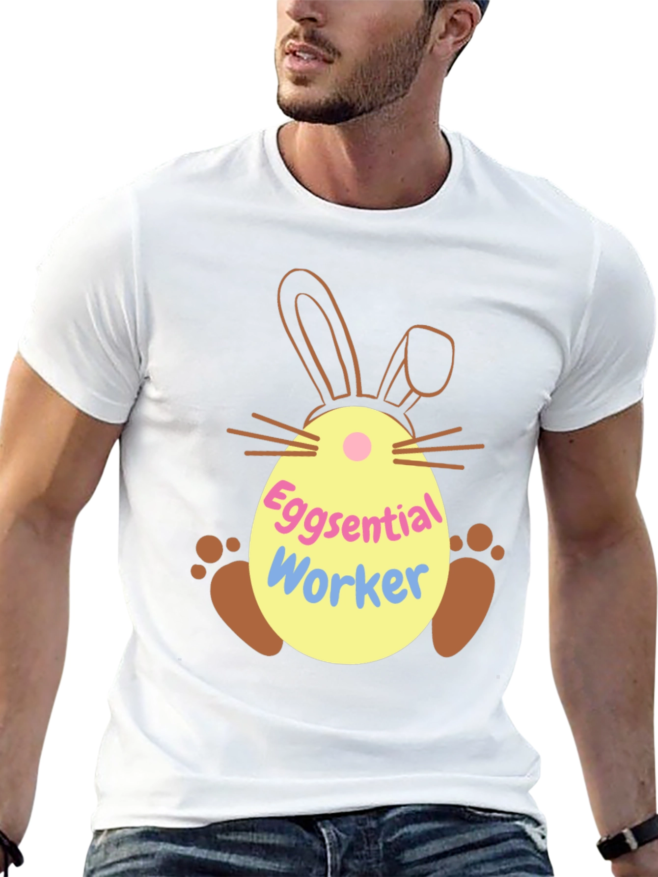 Eggssential Worker Easter Bunny T-Shirt