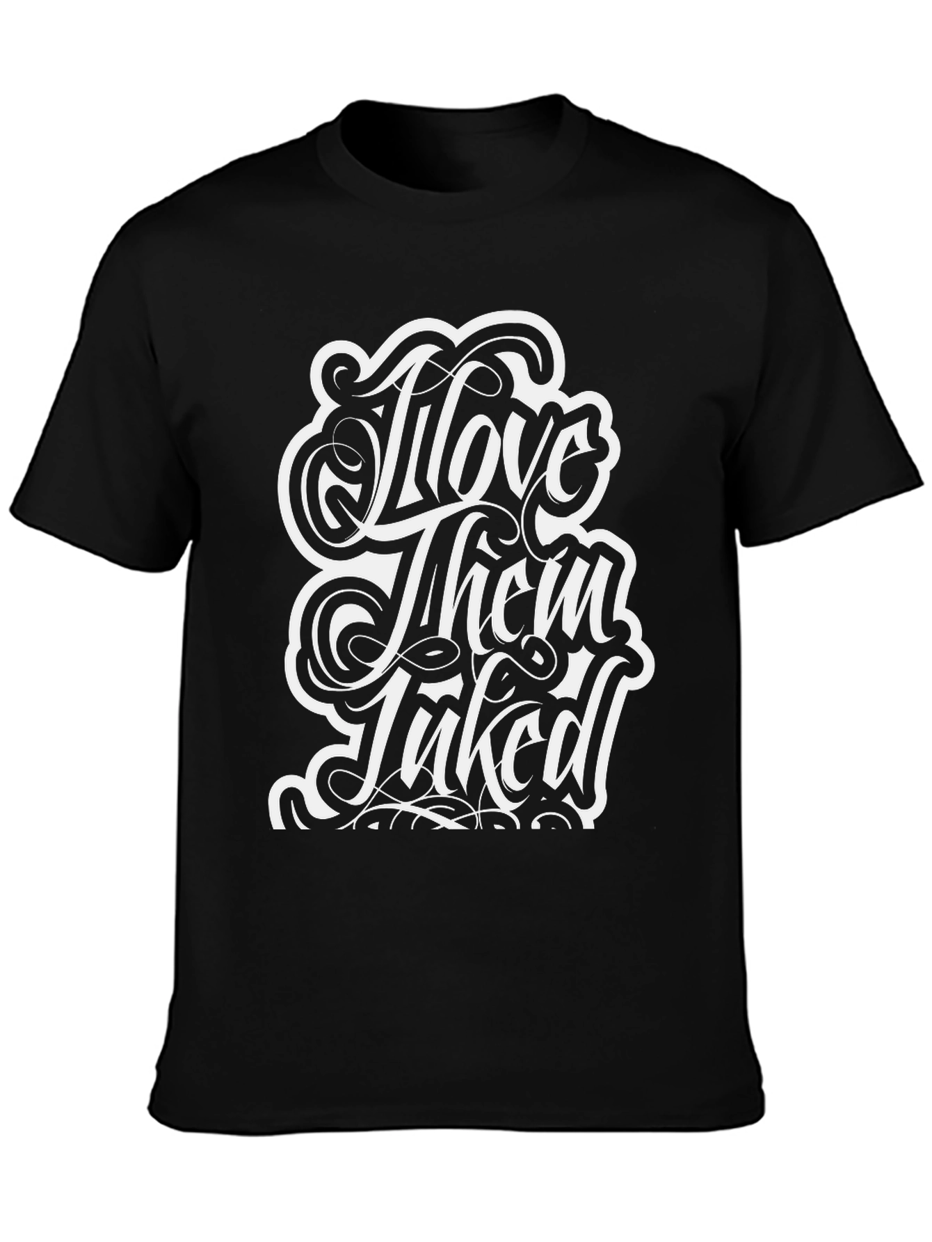 I Love Them Inked Black Tee
