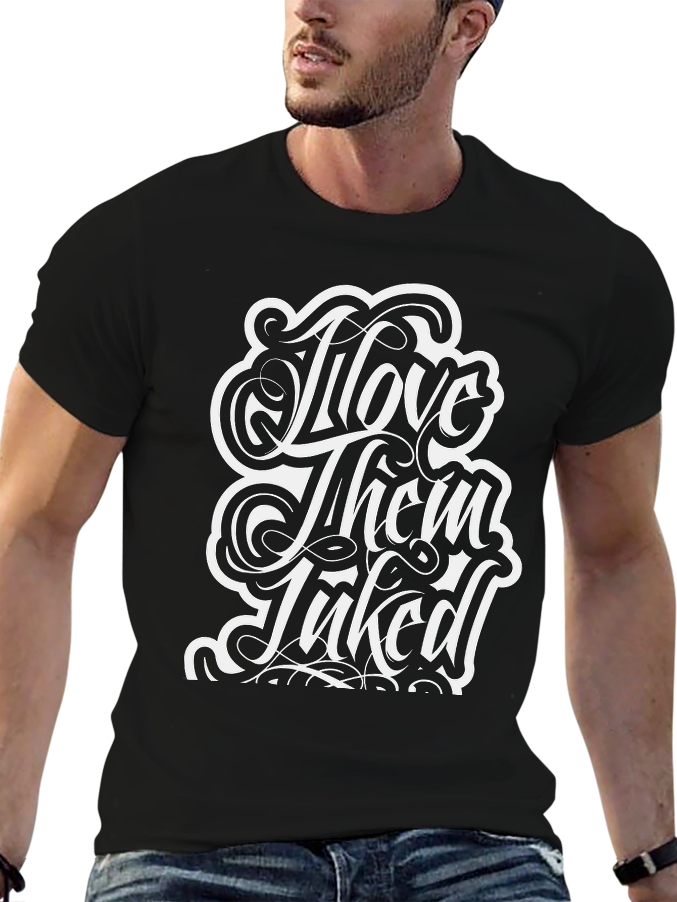 I Love Them Inked Black Tee