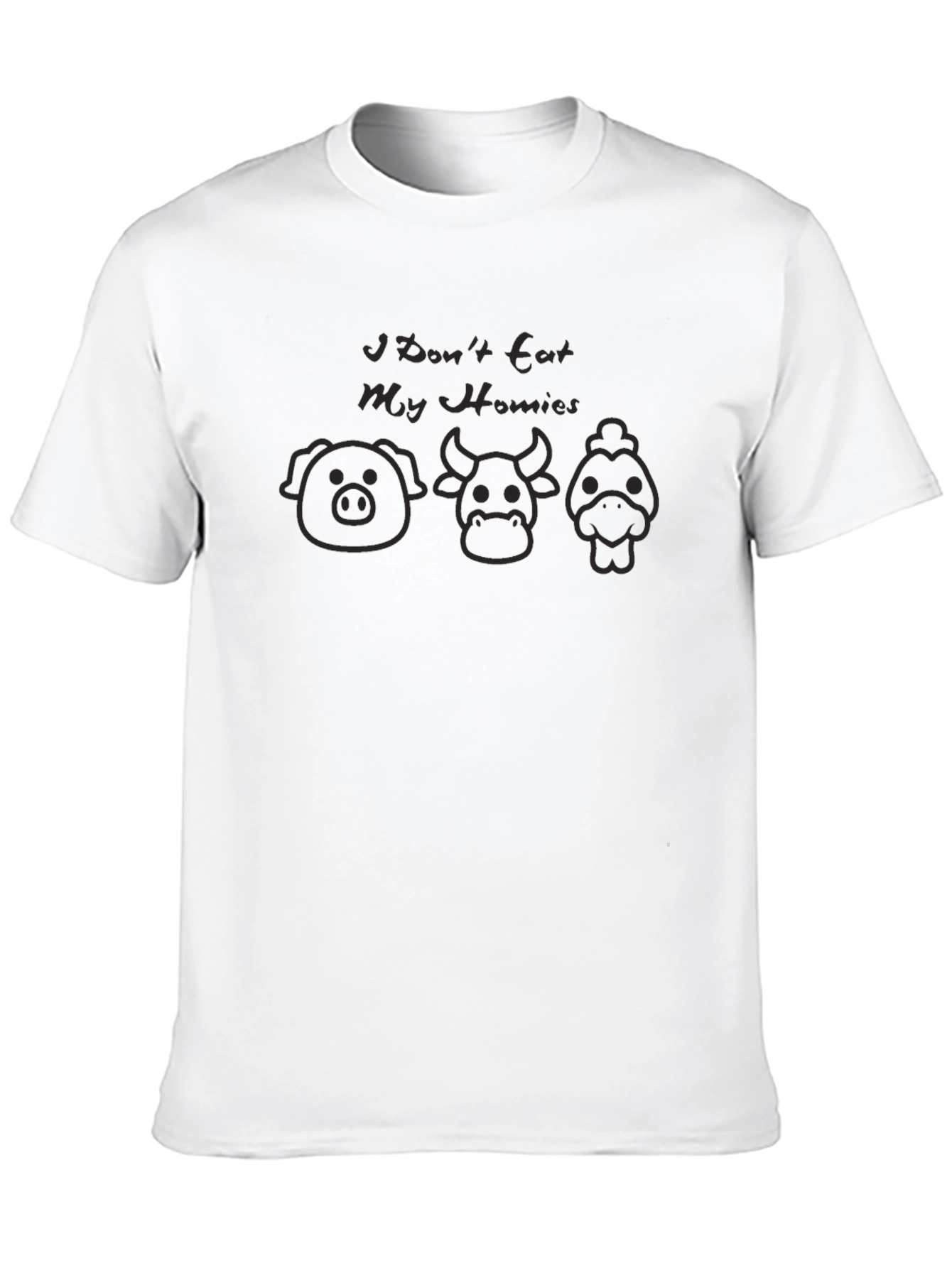 Vegan Tee - I Dont Eat My Homies T-Shirt