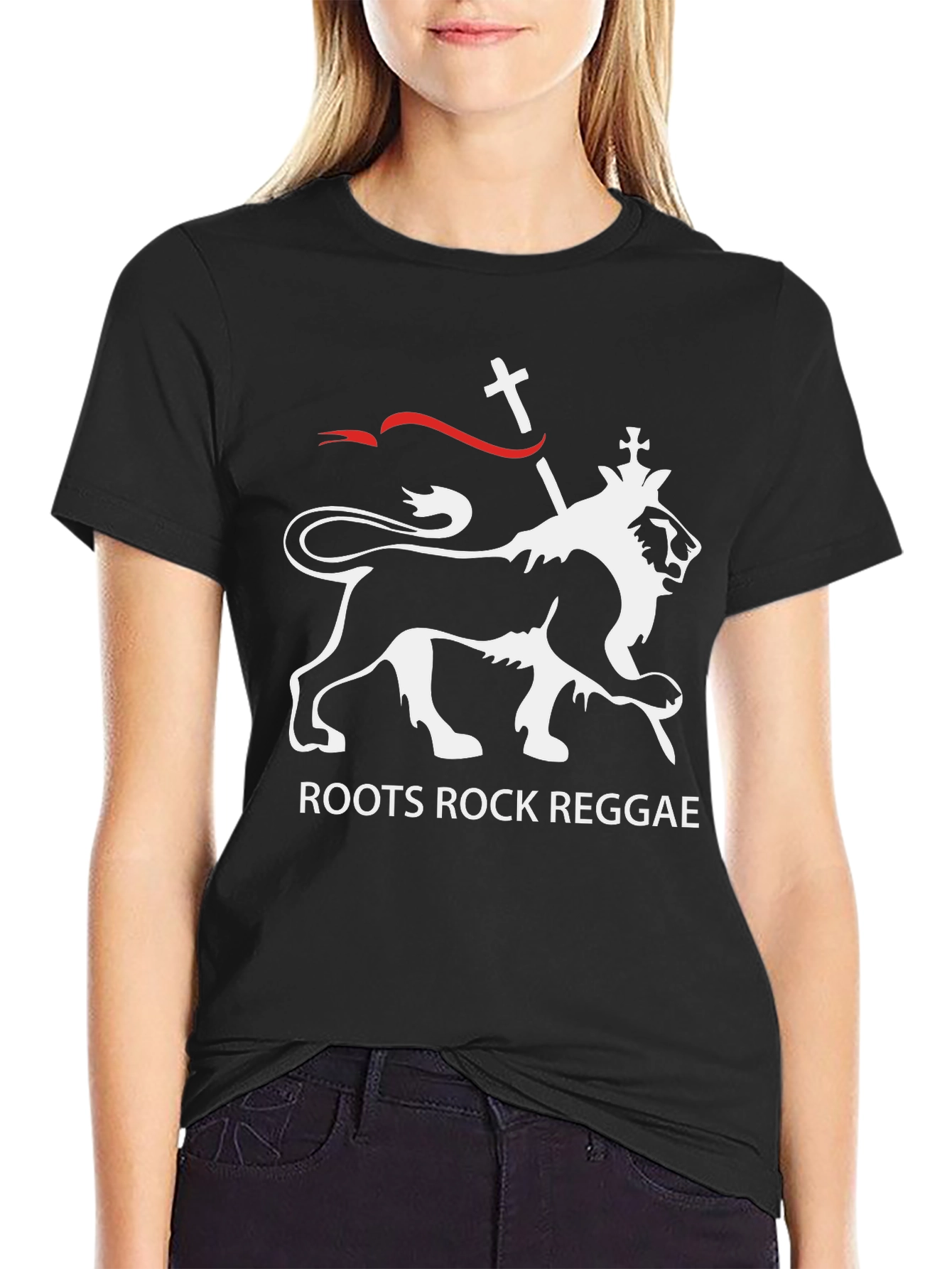 Roots Rock Reggae Black T-Shirt