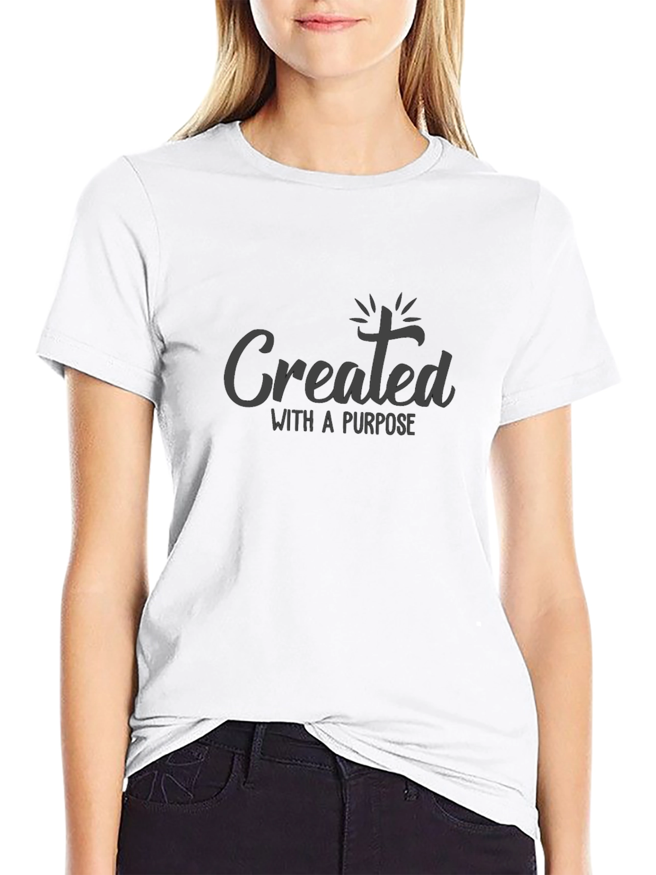 Created with a Purpose Graphic T-Shirt