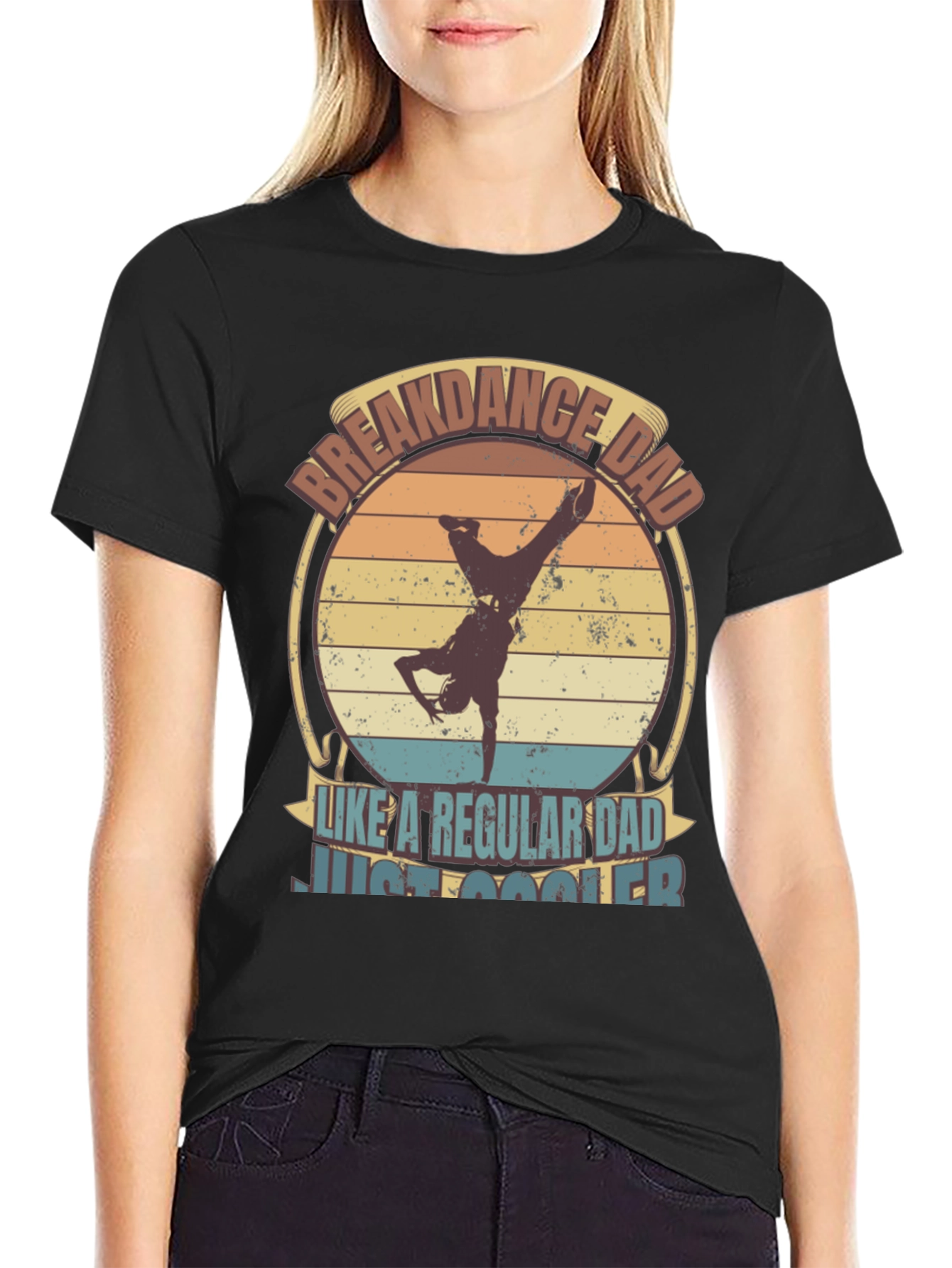 Breakdance Dad T-Shirt - Cool Fathers Day Tee