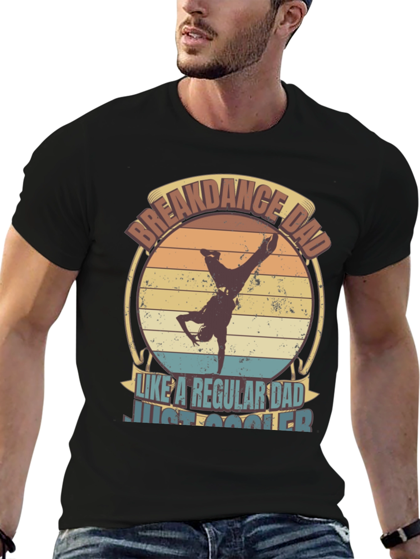 Breakdance Dad T-Shirt - Cool Fathers Day Tee