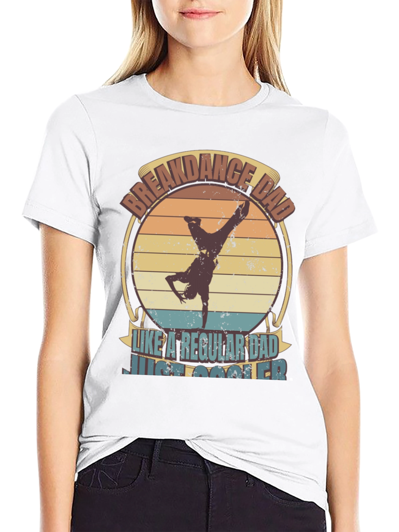 Breakdance Dad T-Shirt - Cool Fathers Day Tee