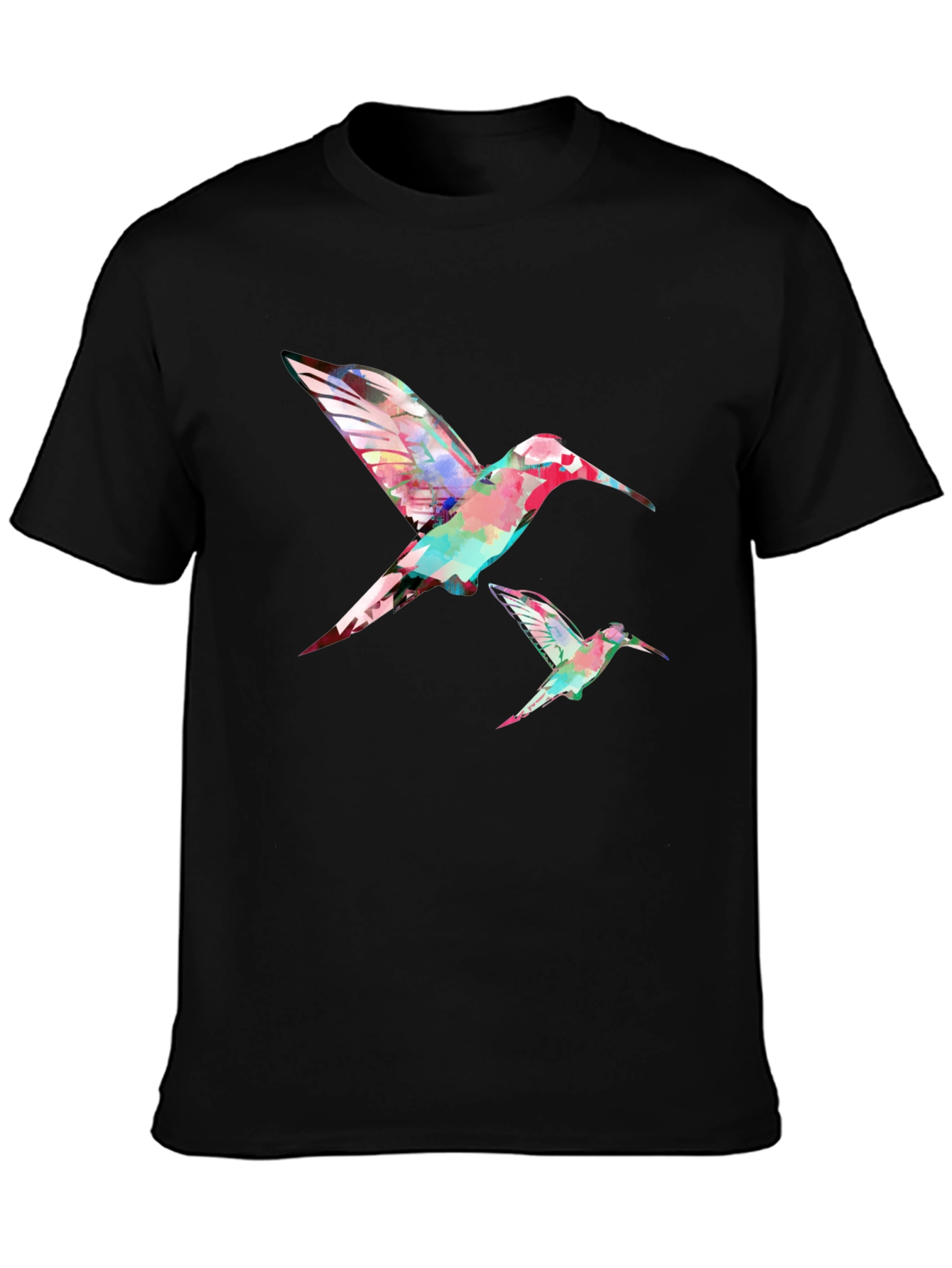 Hummingbird Graphic Print T-Shirt