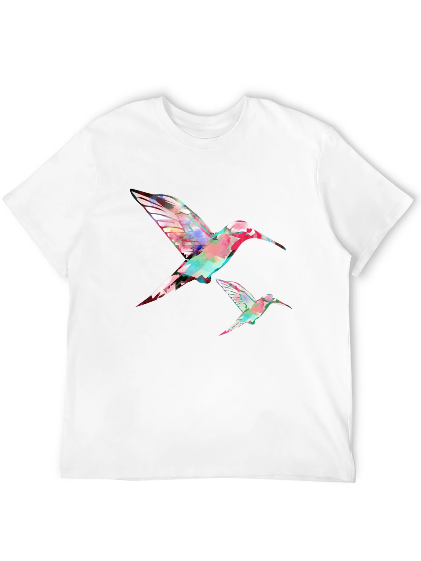 Hummingbird Graphic Print T-Shirt
