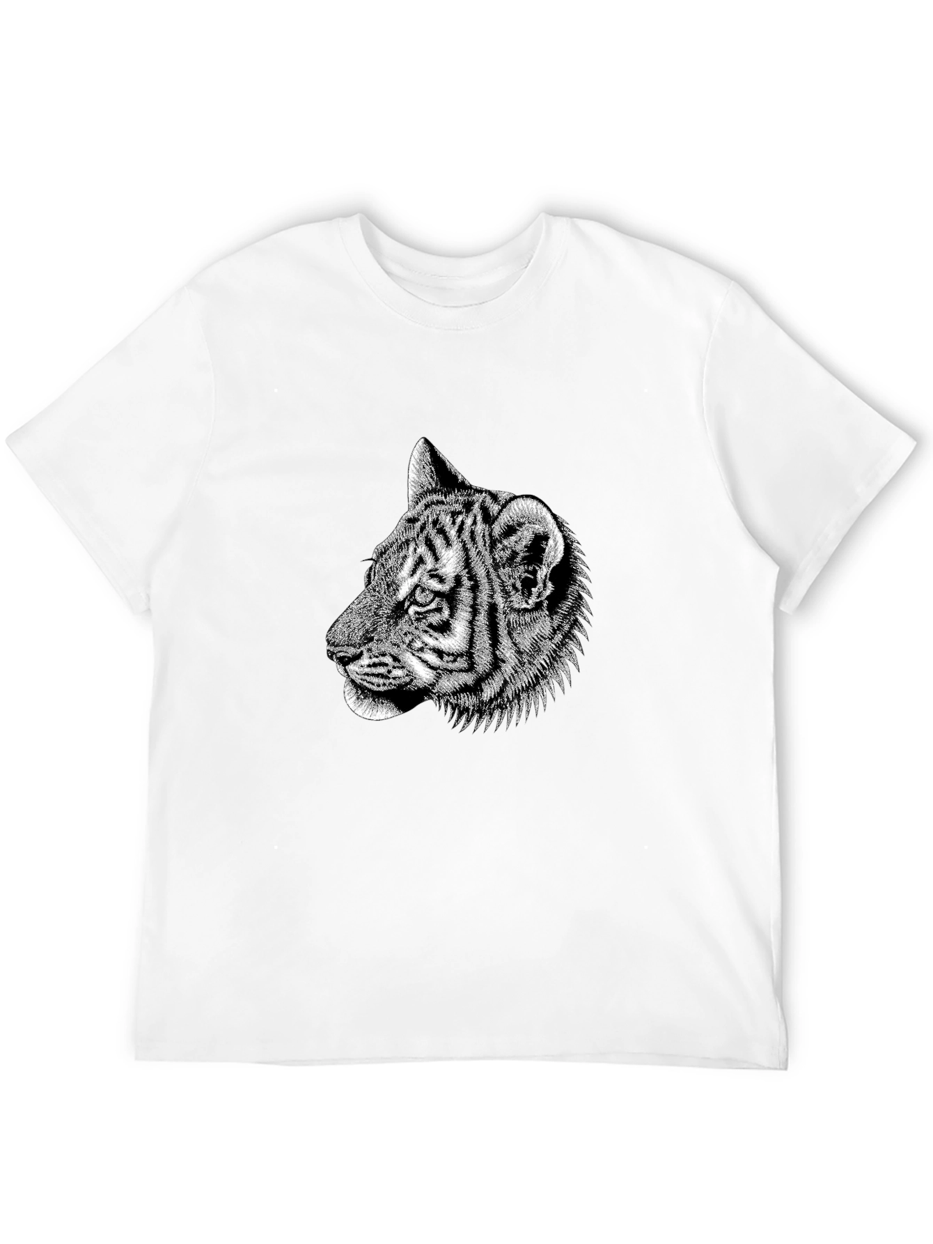 Cool Tiger Graphic Black T-Shirt
