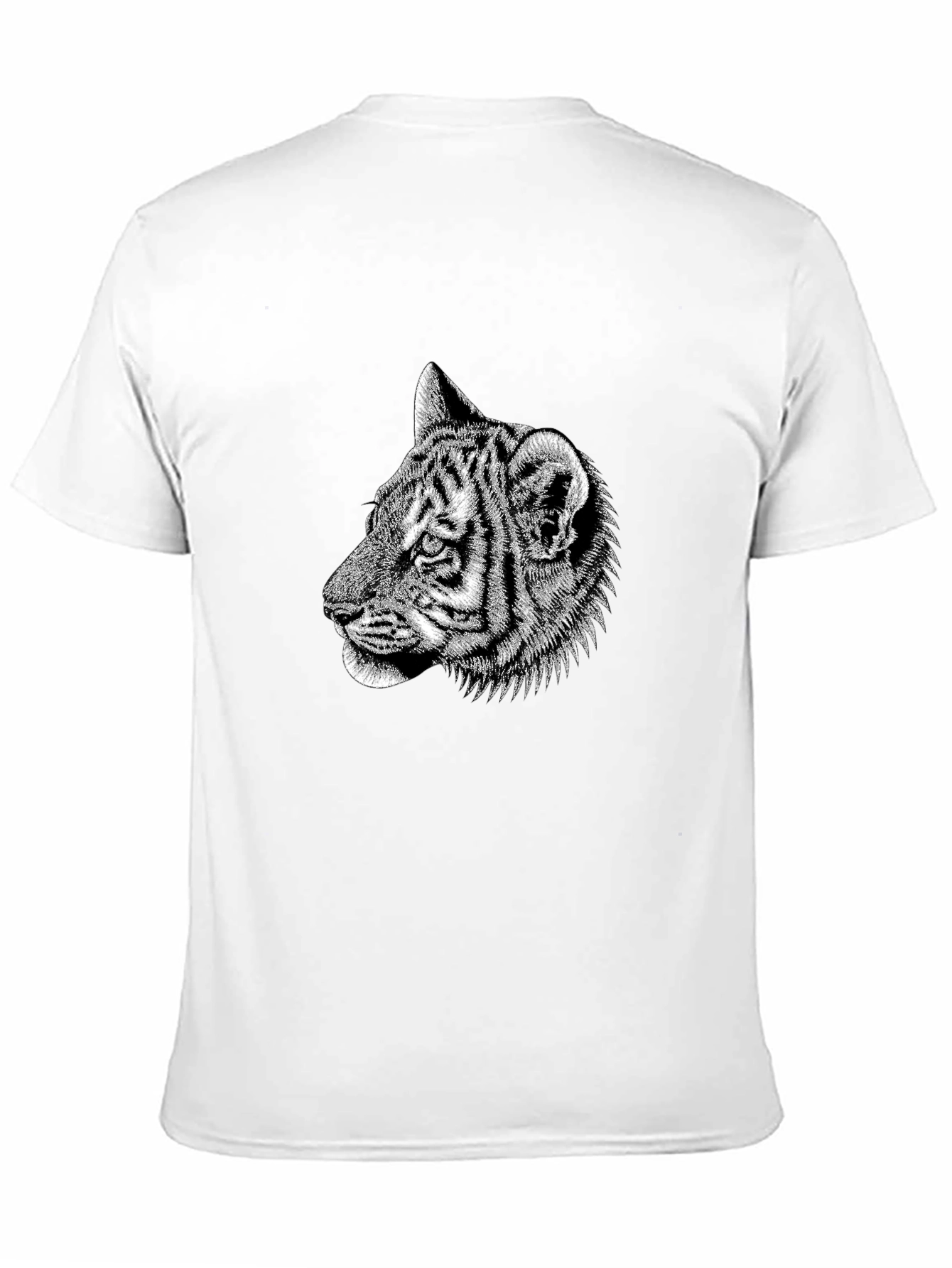 Cool Tiger Graphic Black T-Shirt