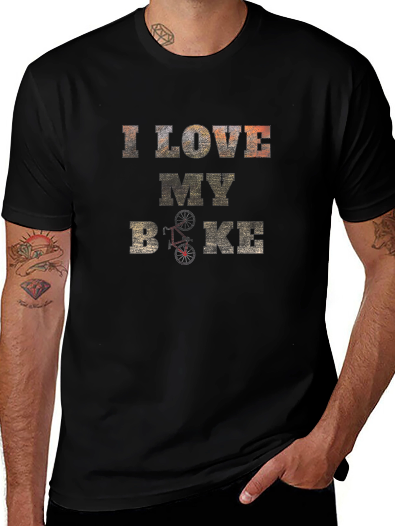 I Love My Bike Graphic T-Shirt