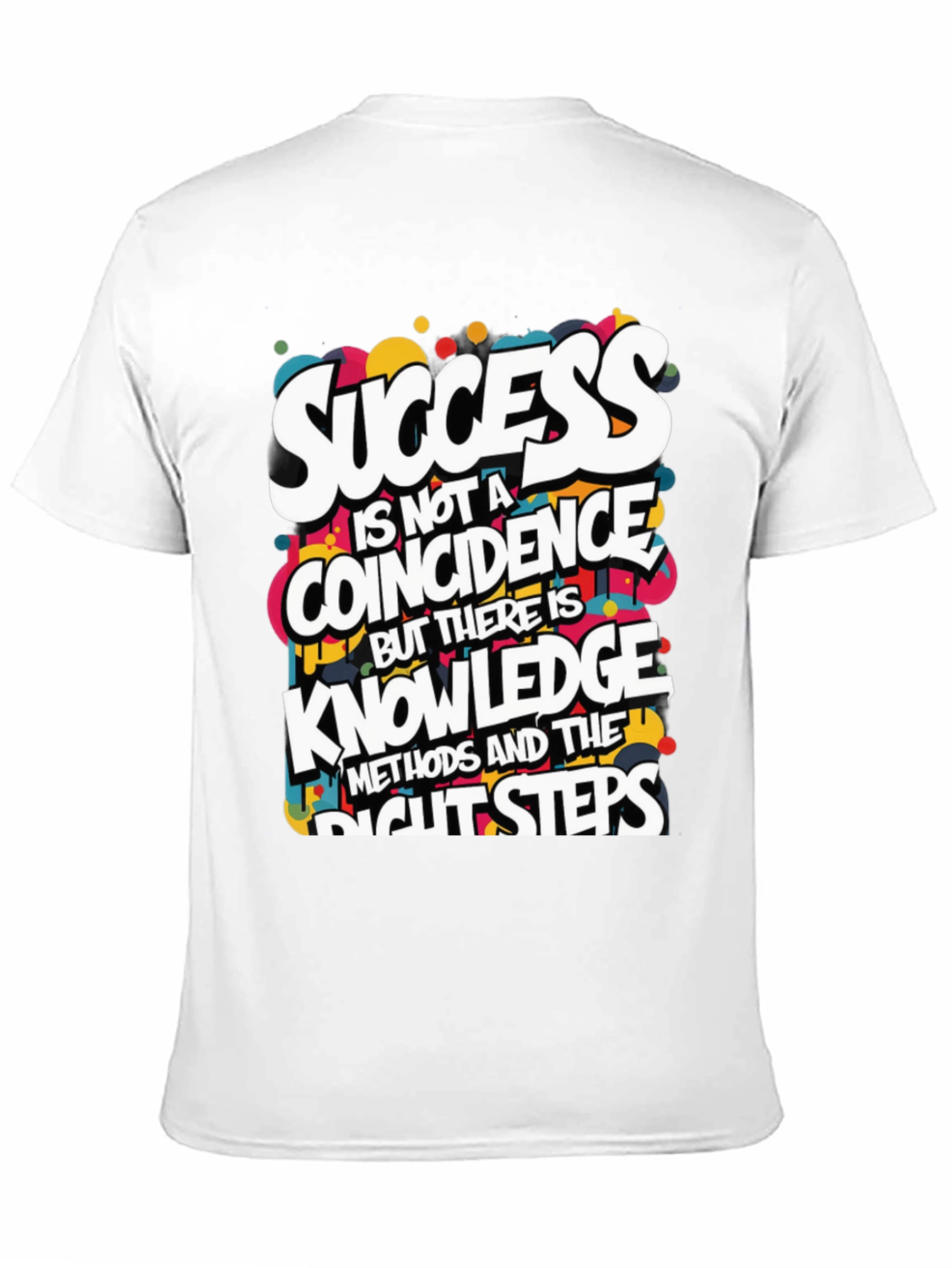 Success Knowledge Graphic T-Shirt - Motivational Design