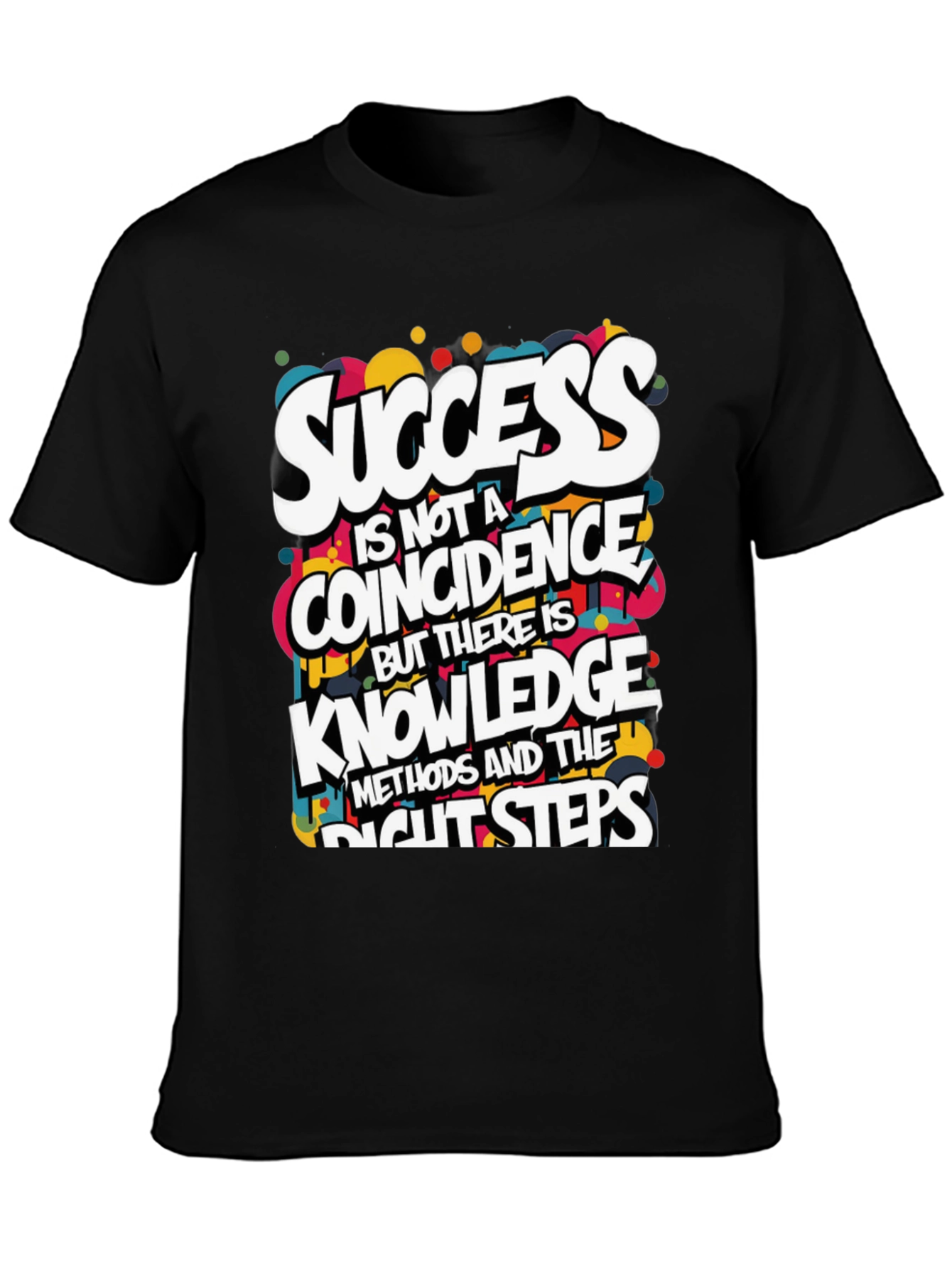 Success Knowledge Graphic T-Shirt - Motivational Design