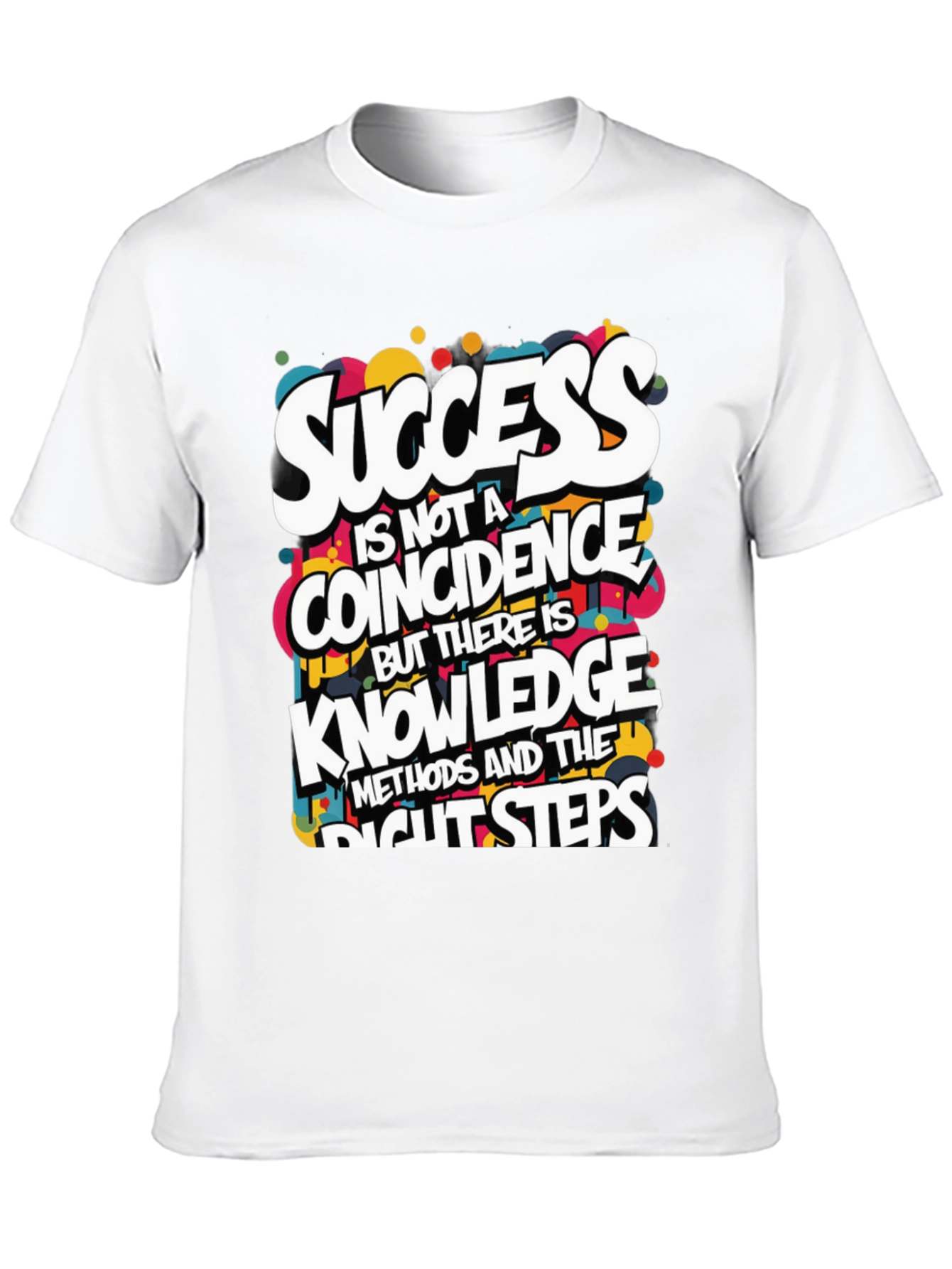 Success Knowledge Graphic T-Shirt - Motivational Design