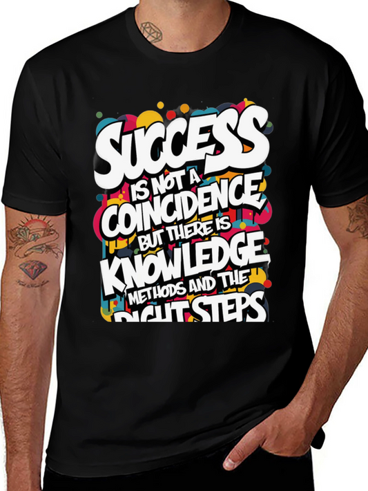 Success Knowledge Graphic T-Shirt - Motivational Design