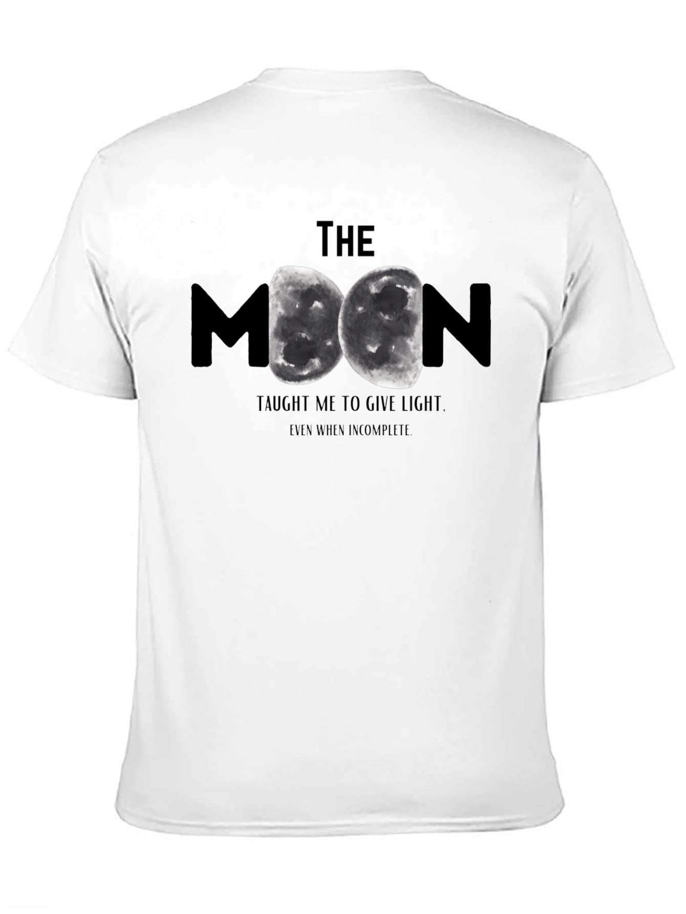 The Moon Graphic T-Shirt - Inspirational Design