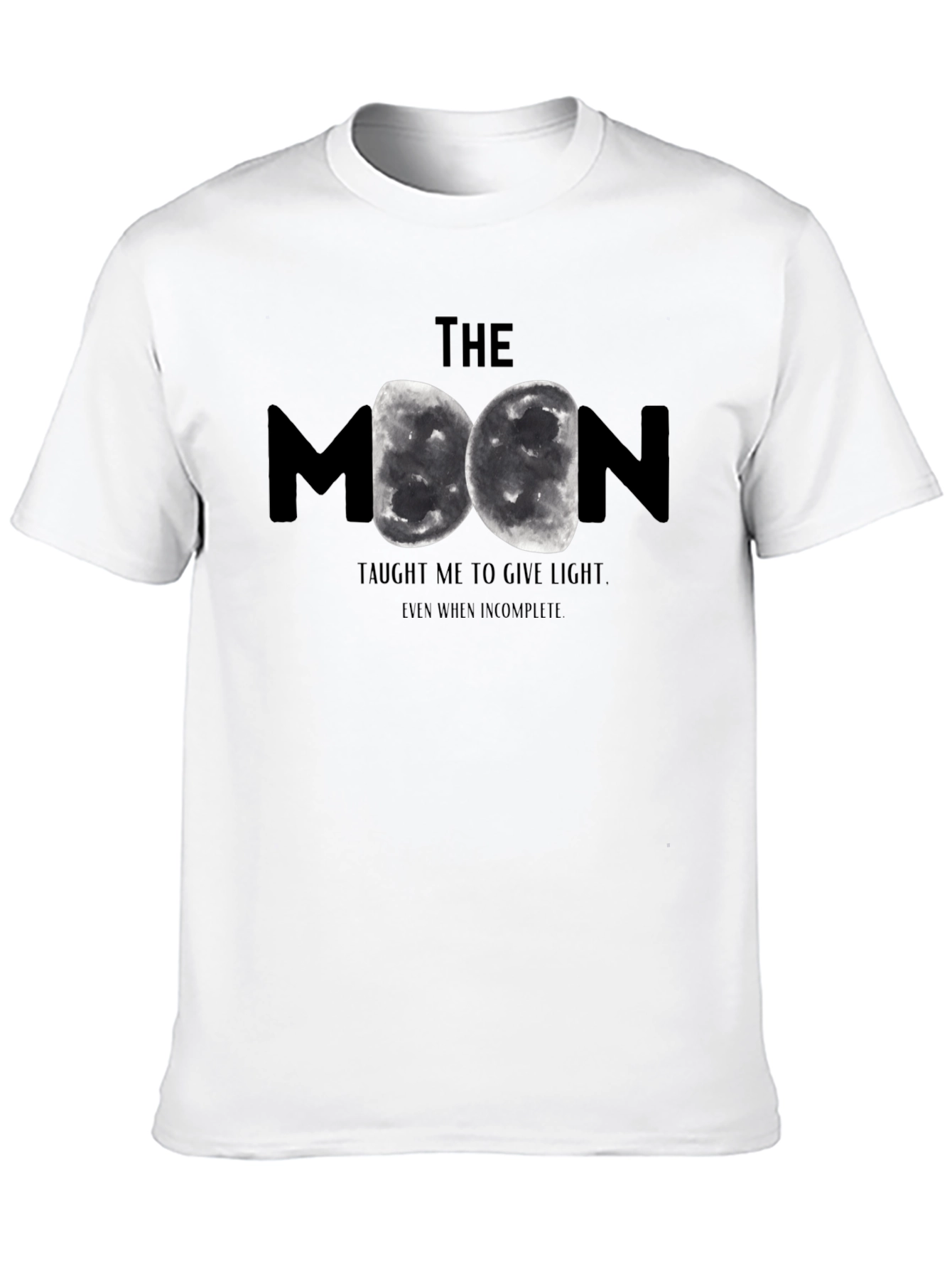The Moon Graphic T-Shirt - Inspirational Design
