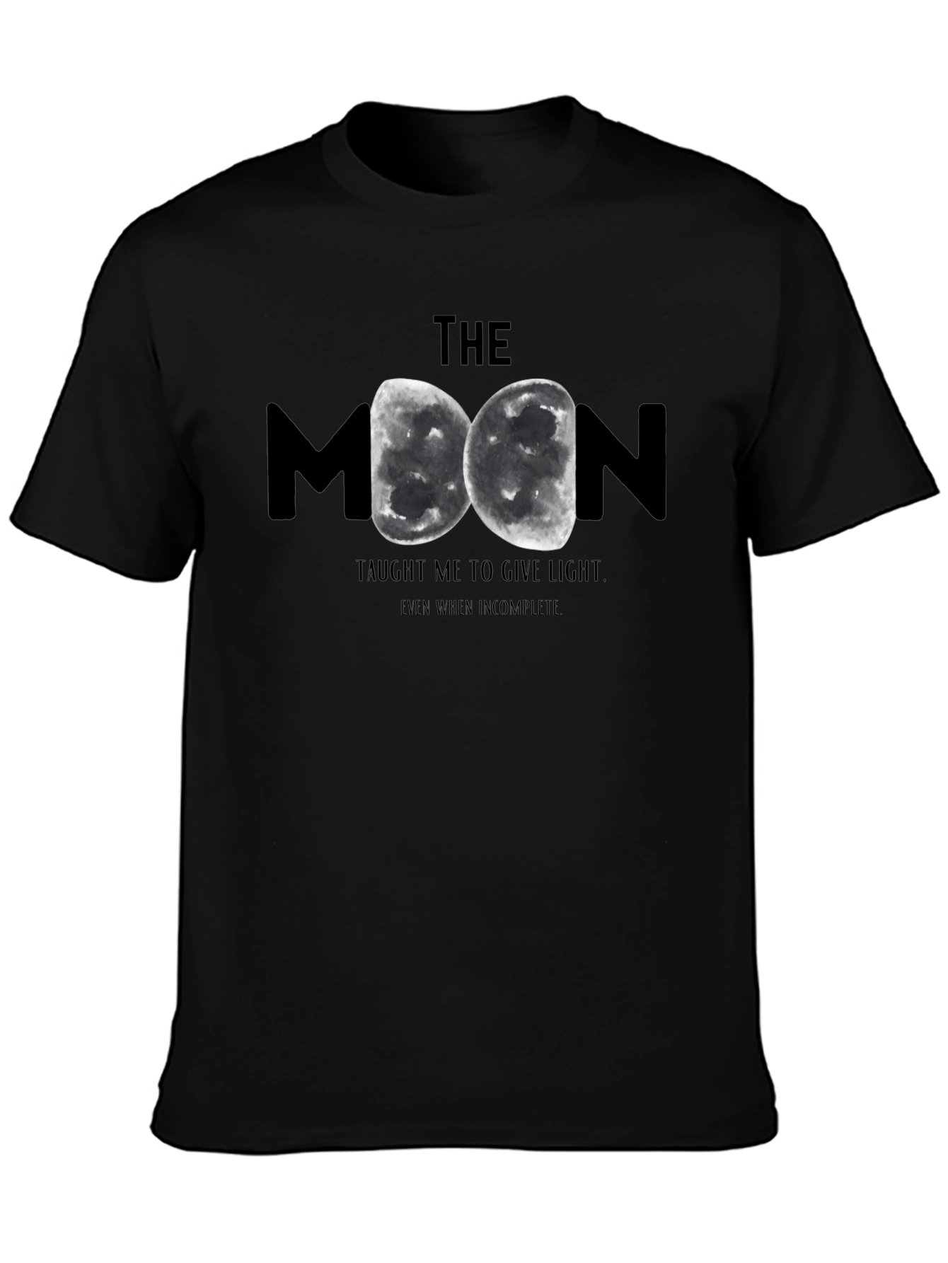 The Moon Graphic T-Shirt - Inspirational Design