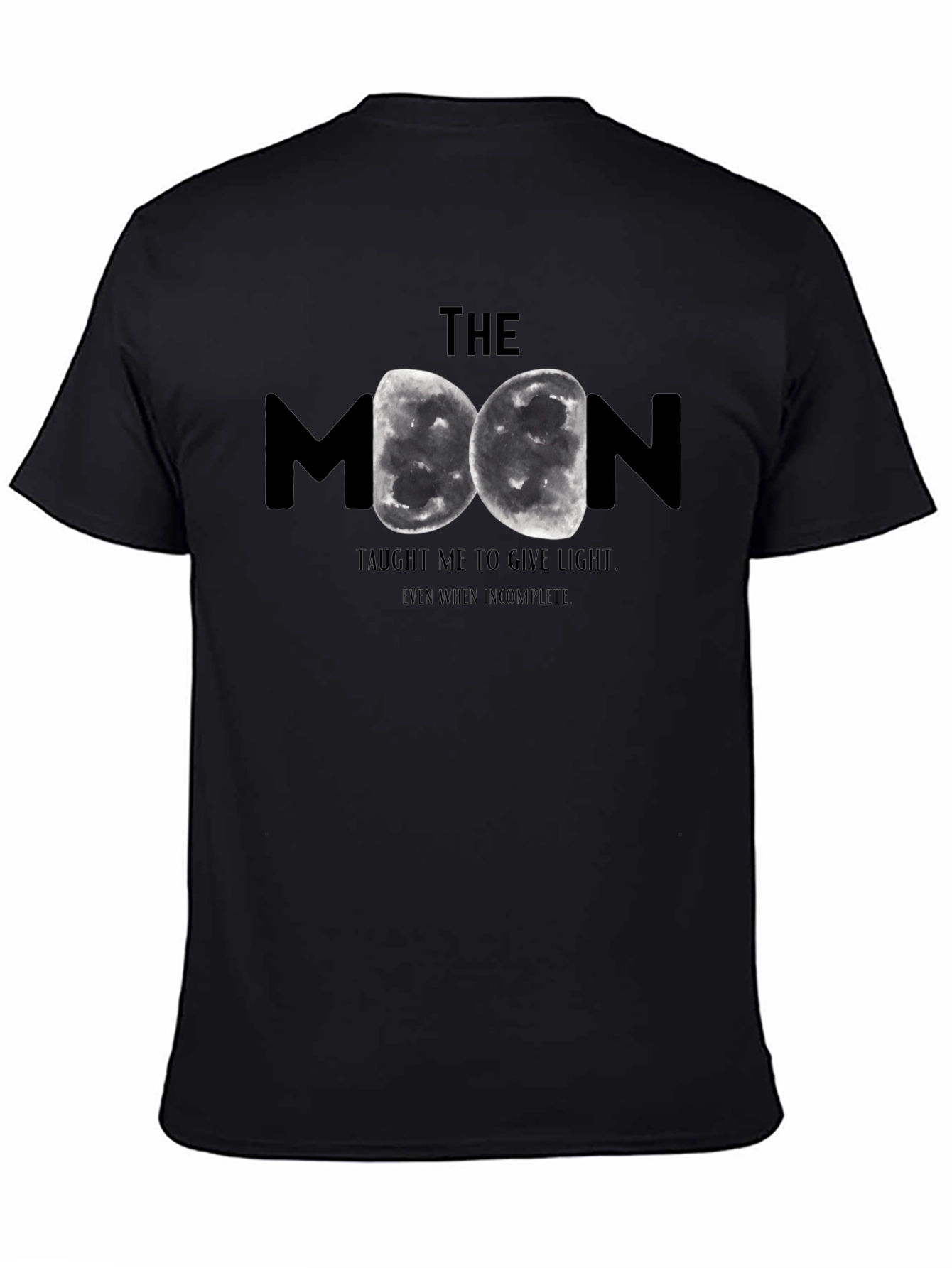 The Moon Graphic T-Shirt - Inspirational Design