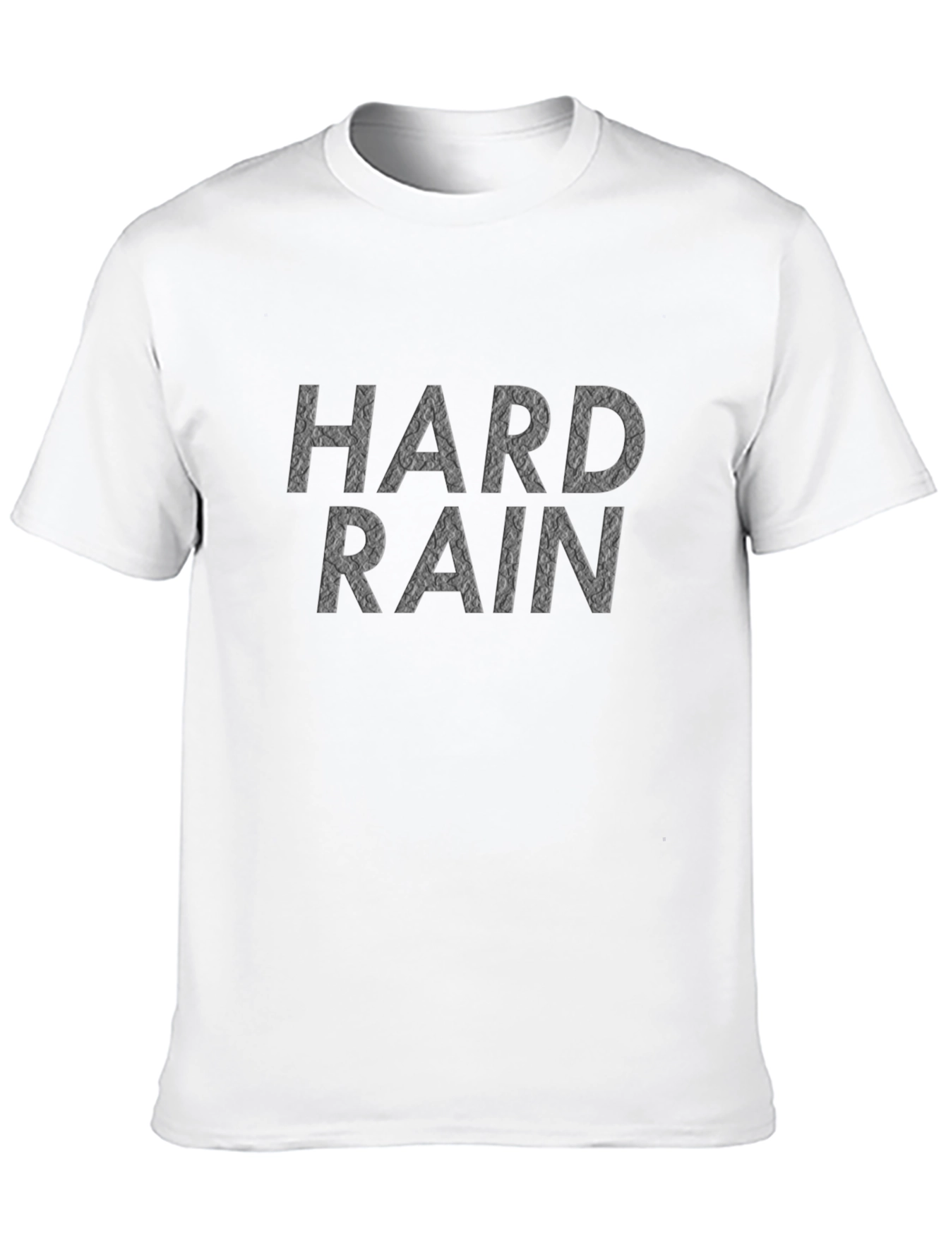 Hard Rain Black T-Shirt - Stylish Graphic Tee