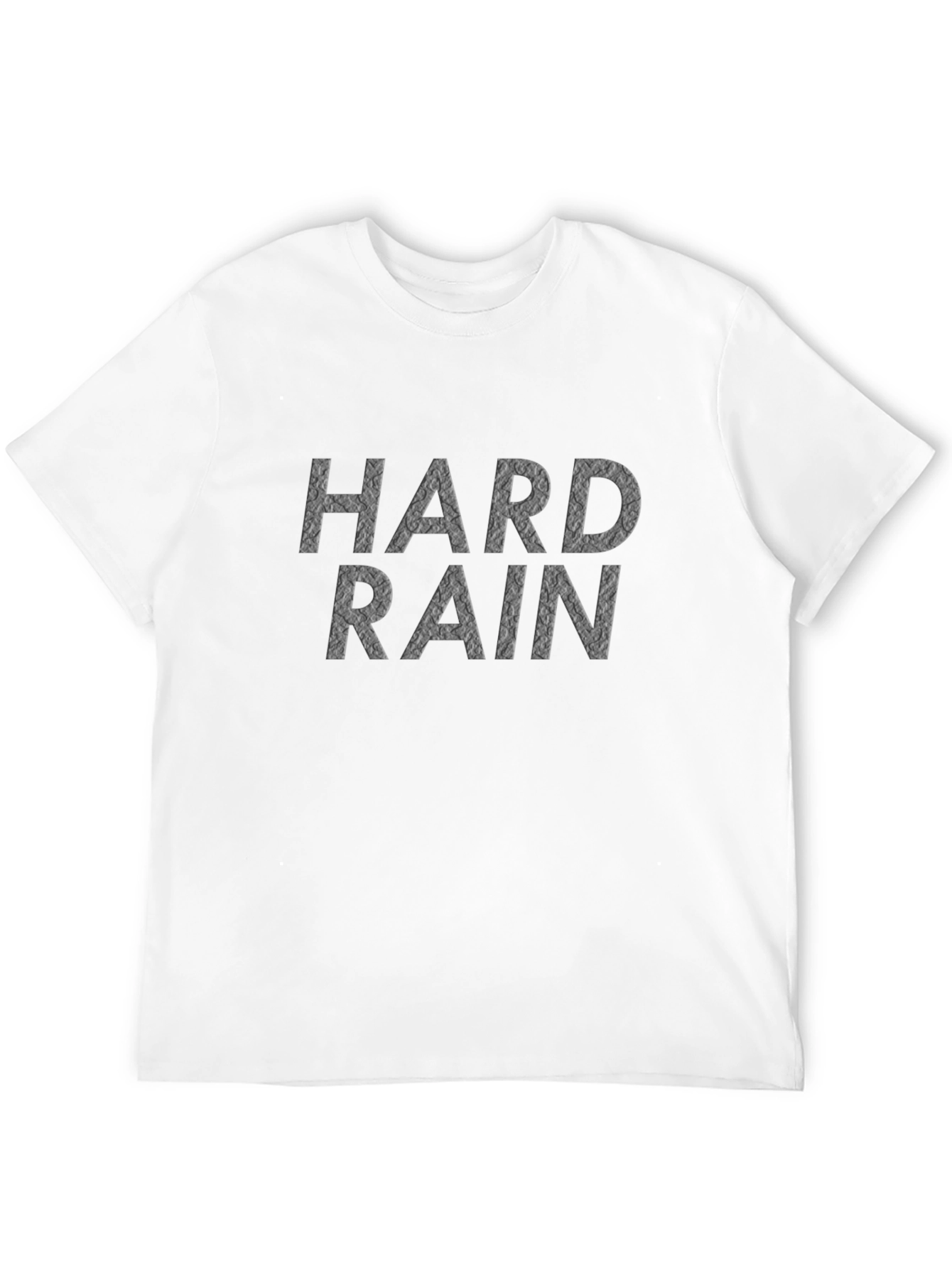 Hard Rain Black T-Shirt - Stylish Graphic Tee