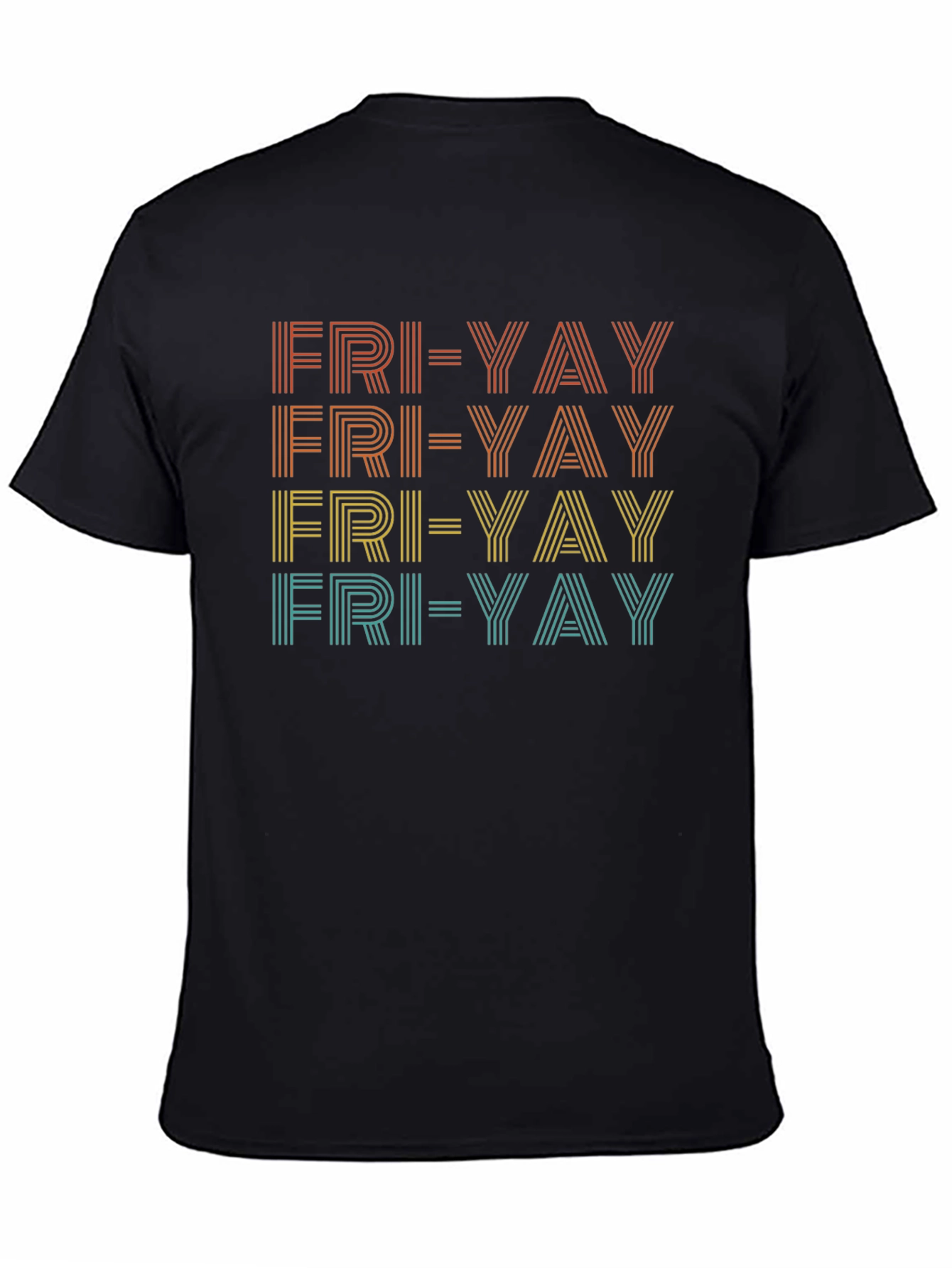 Fun Fri-Yay Retro Graphic Tee - Casual Friday Vibes