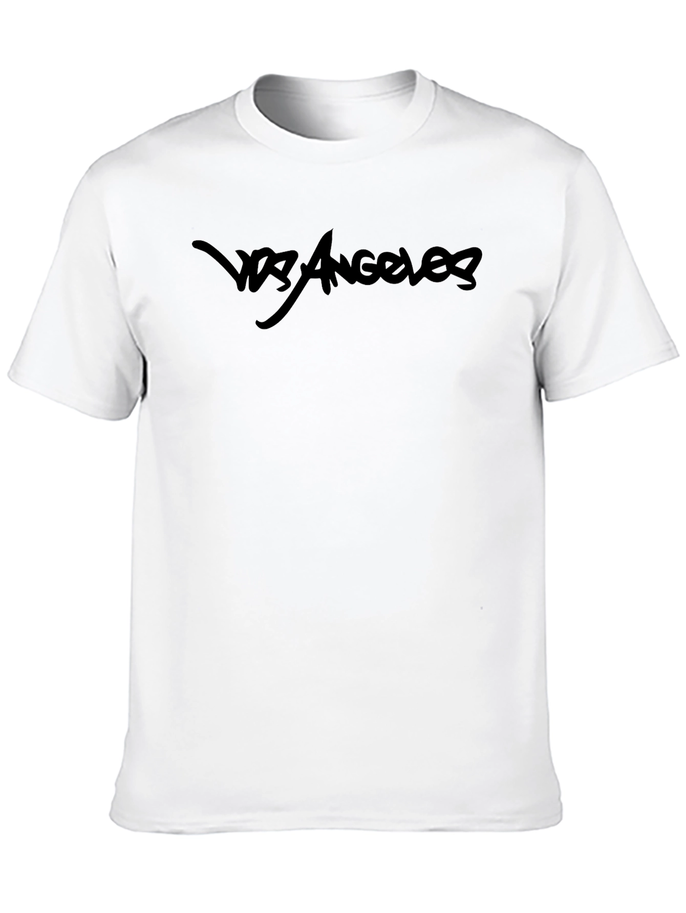 Los Angeles Script Black Graphic Tee
