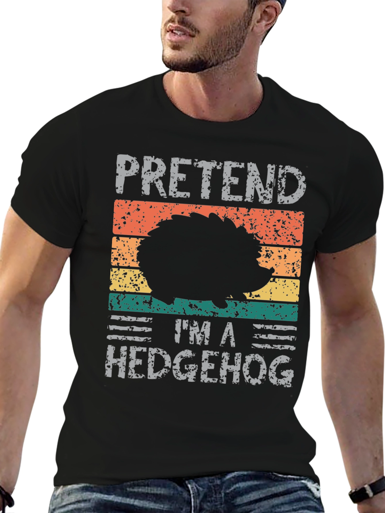 Pretend Im A Hedgehog Graphic Tee